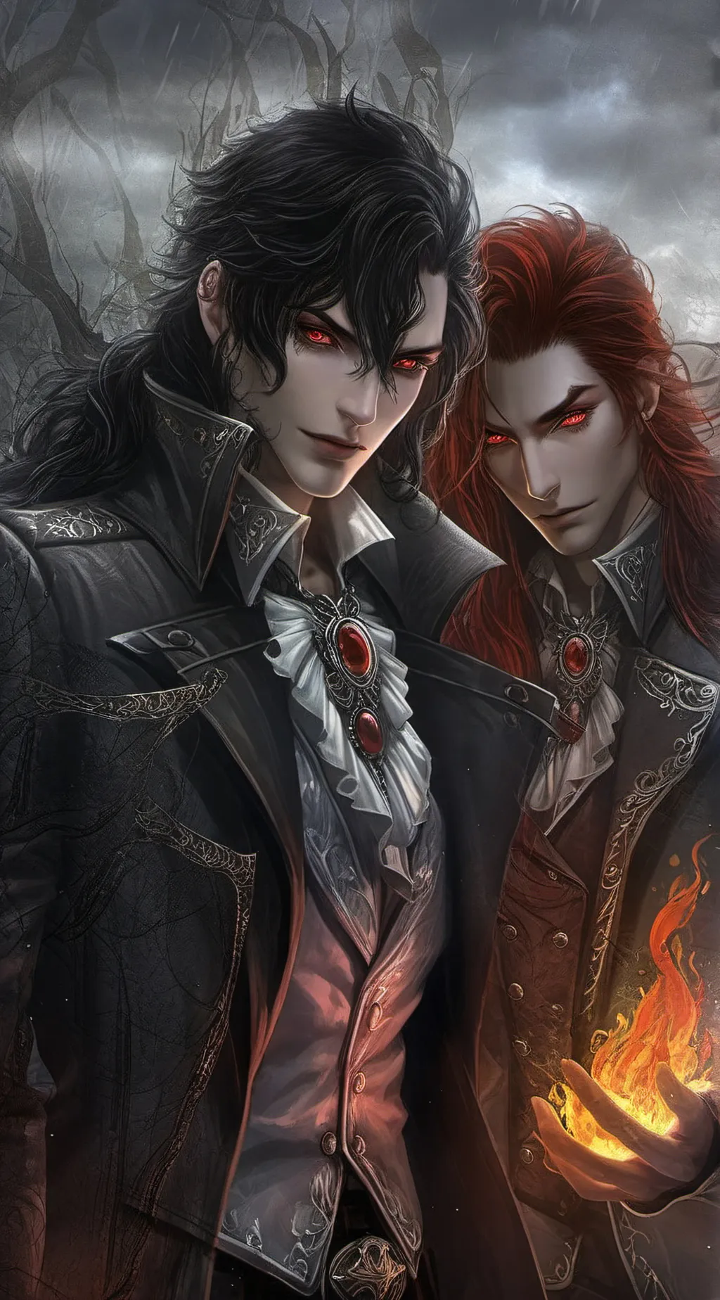 ai character: fang and vain background