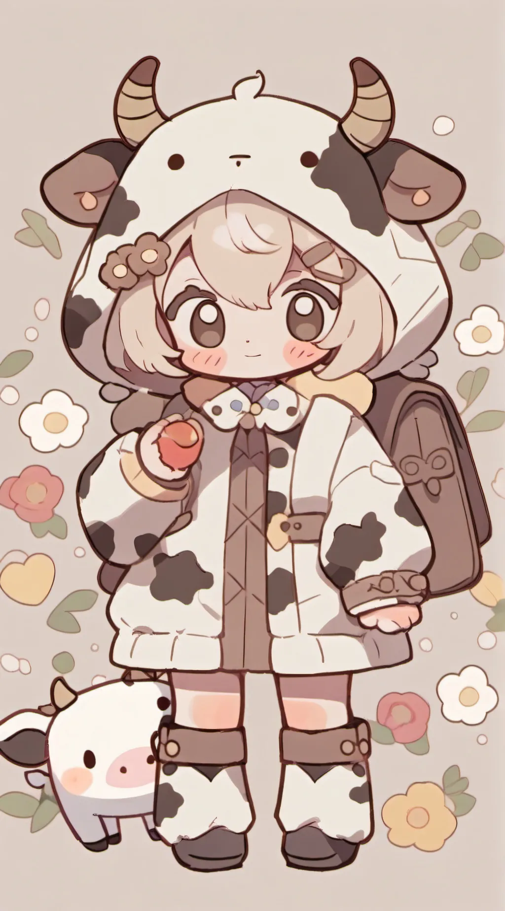 ai character: Milka  background