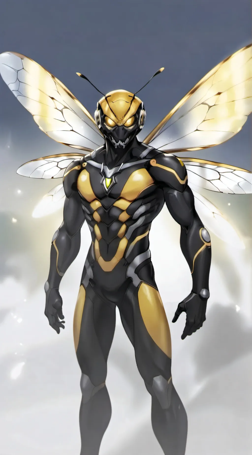 ai character: Suzumebachi Hayash background