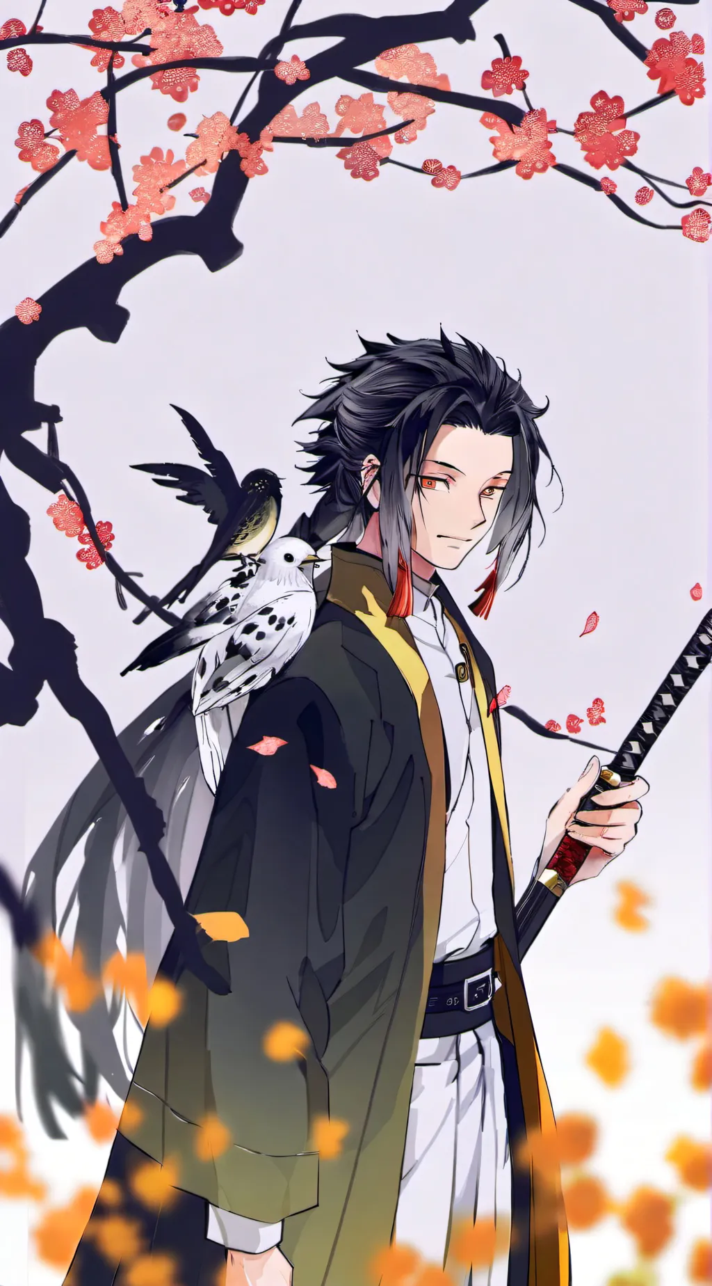 ai character: Giyu and sanemi  background