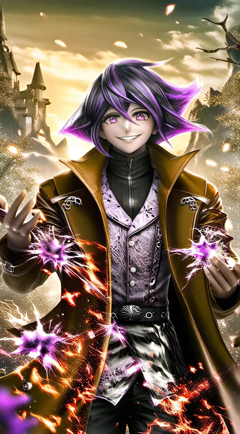ai character: Kokichi background