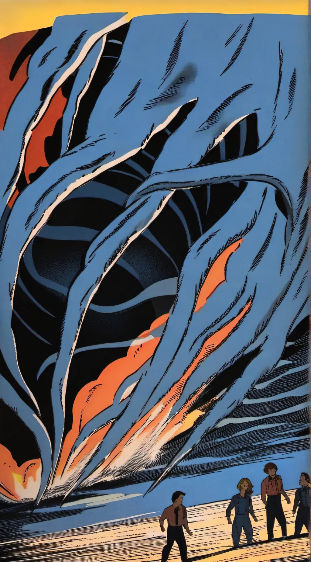 ai character: Stranger things 4 background