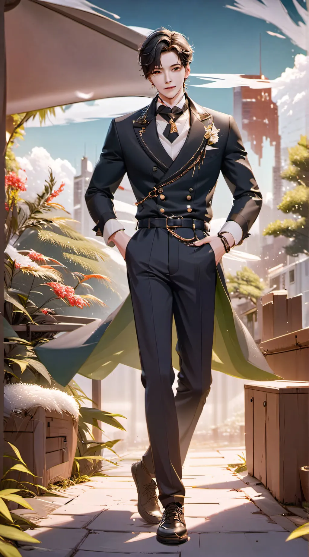 ai character: Ren background