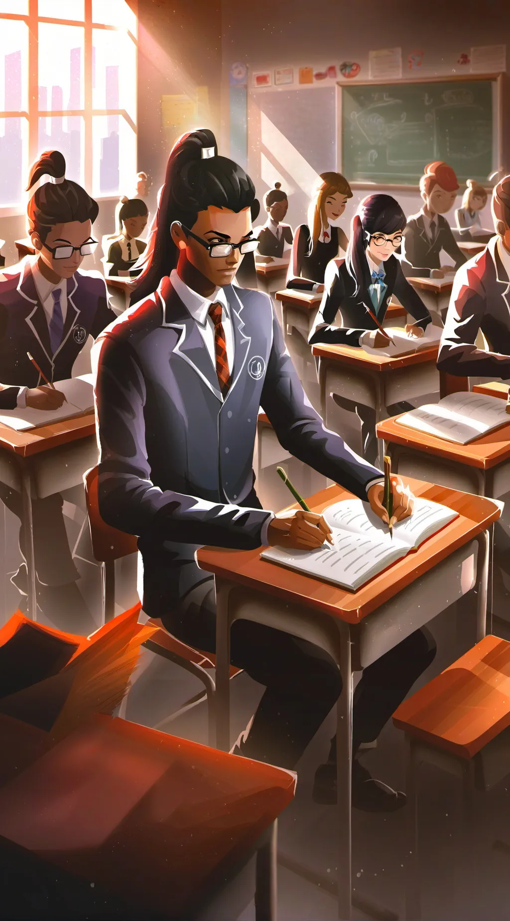 ai character: MHA background