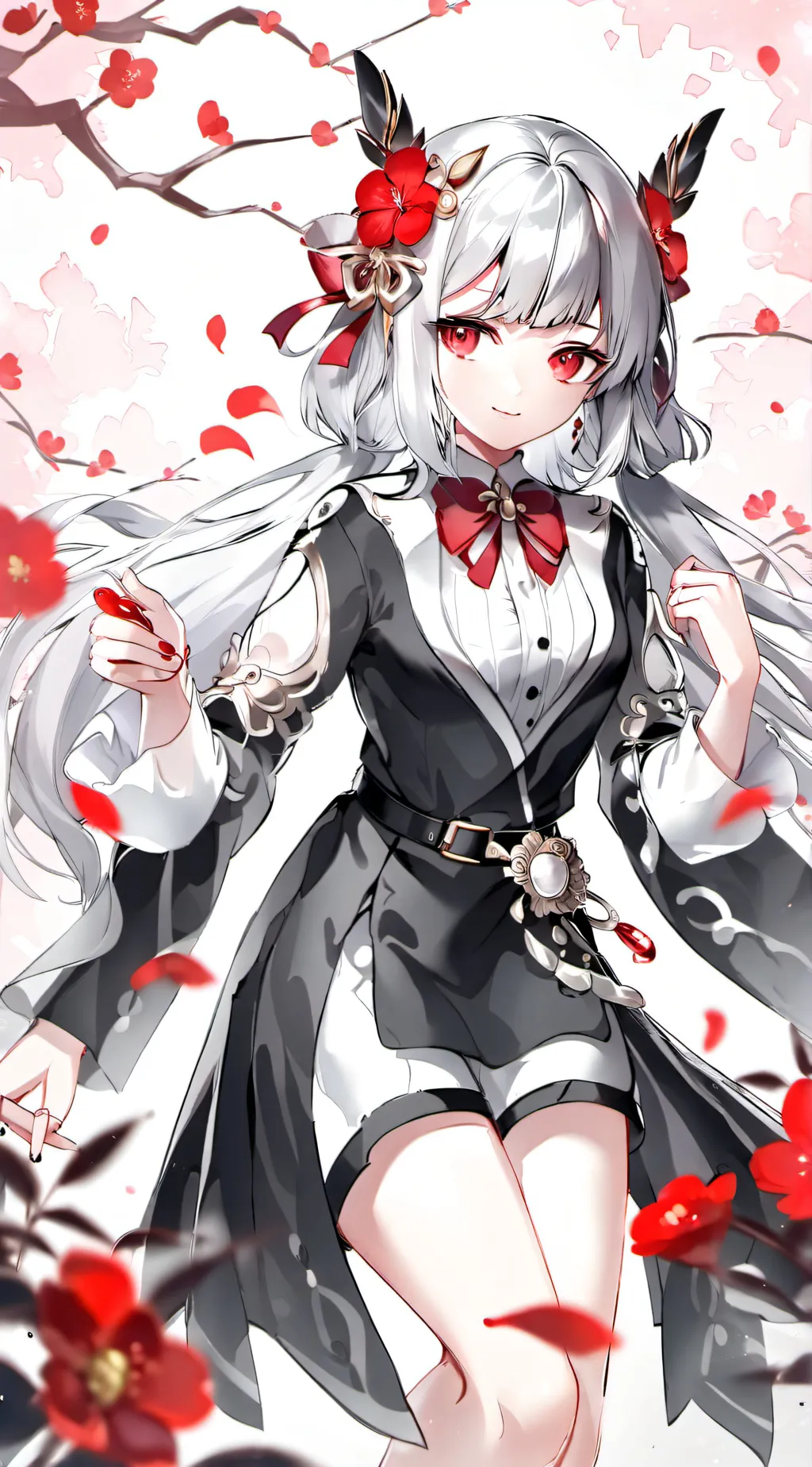 ai character: Sakura background