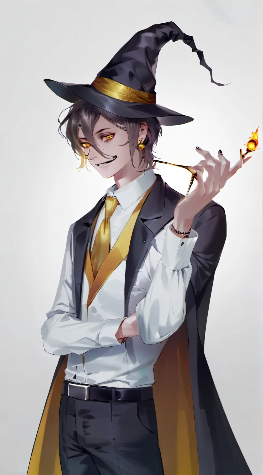 ai character: Bill cipher background