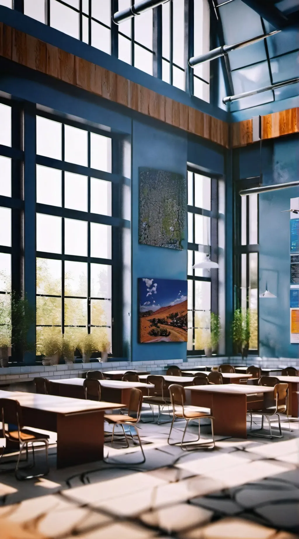 ai character: school background