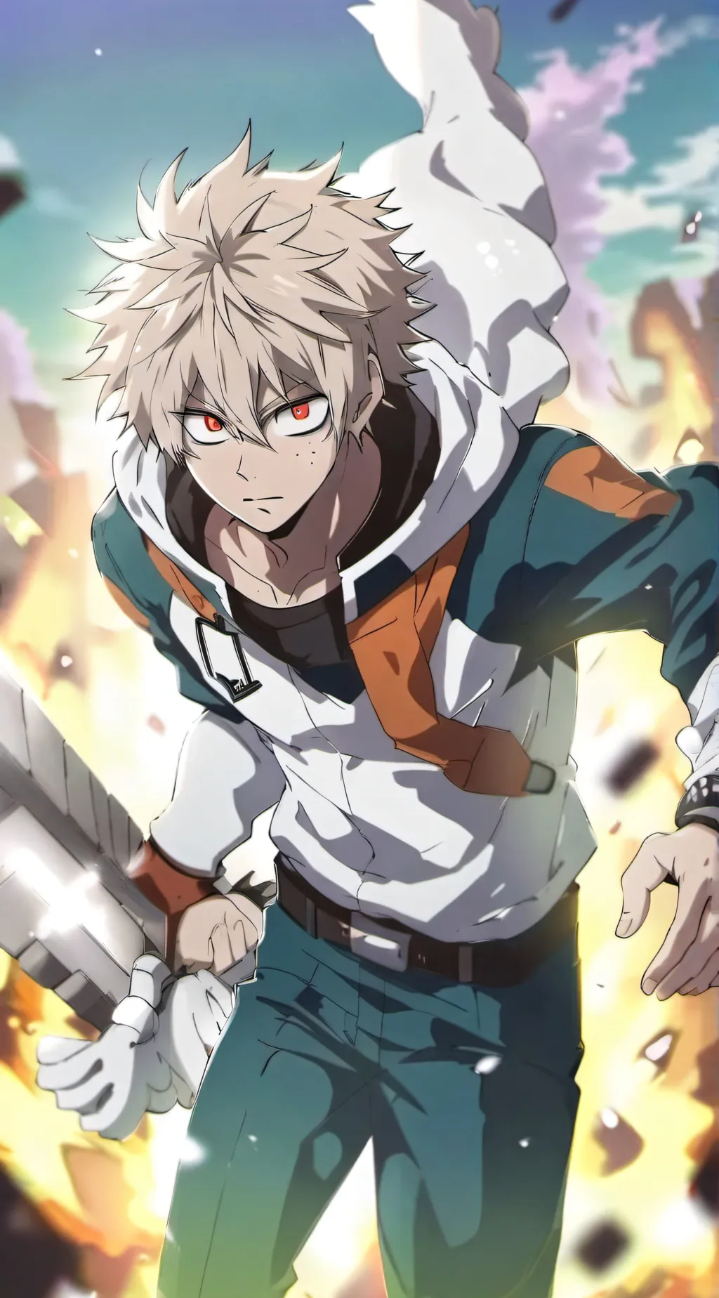 ai character: bakugo background