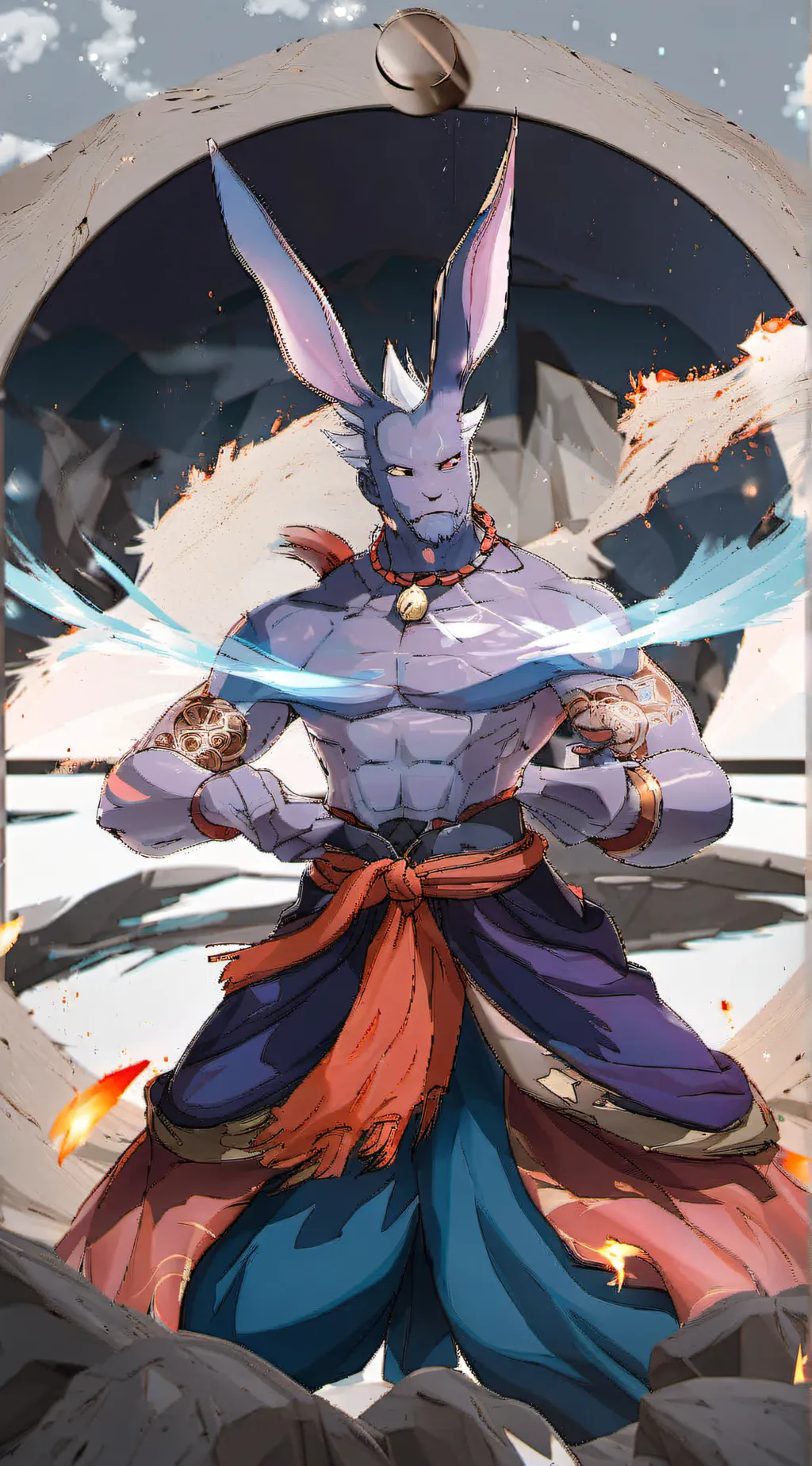ai character: Beerus  background