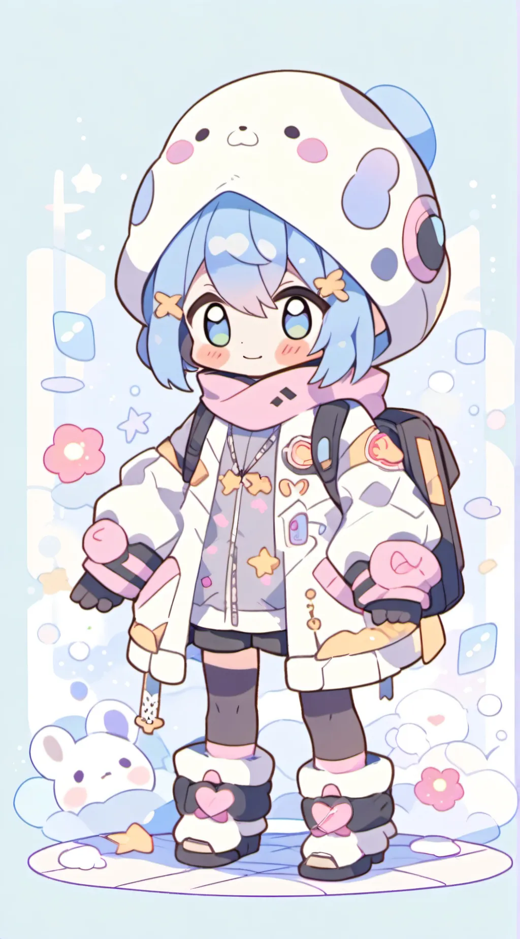 ai character: pandy background