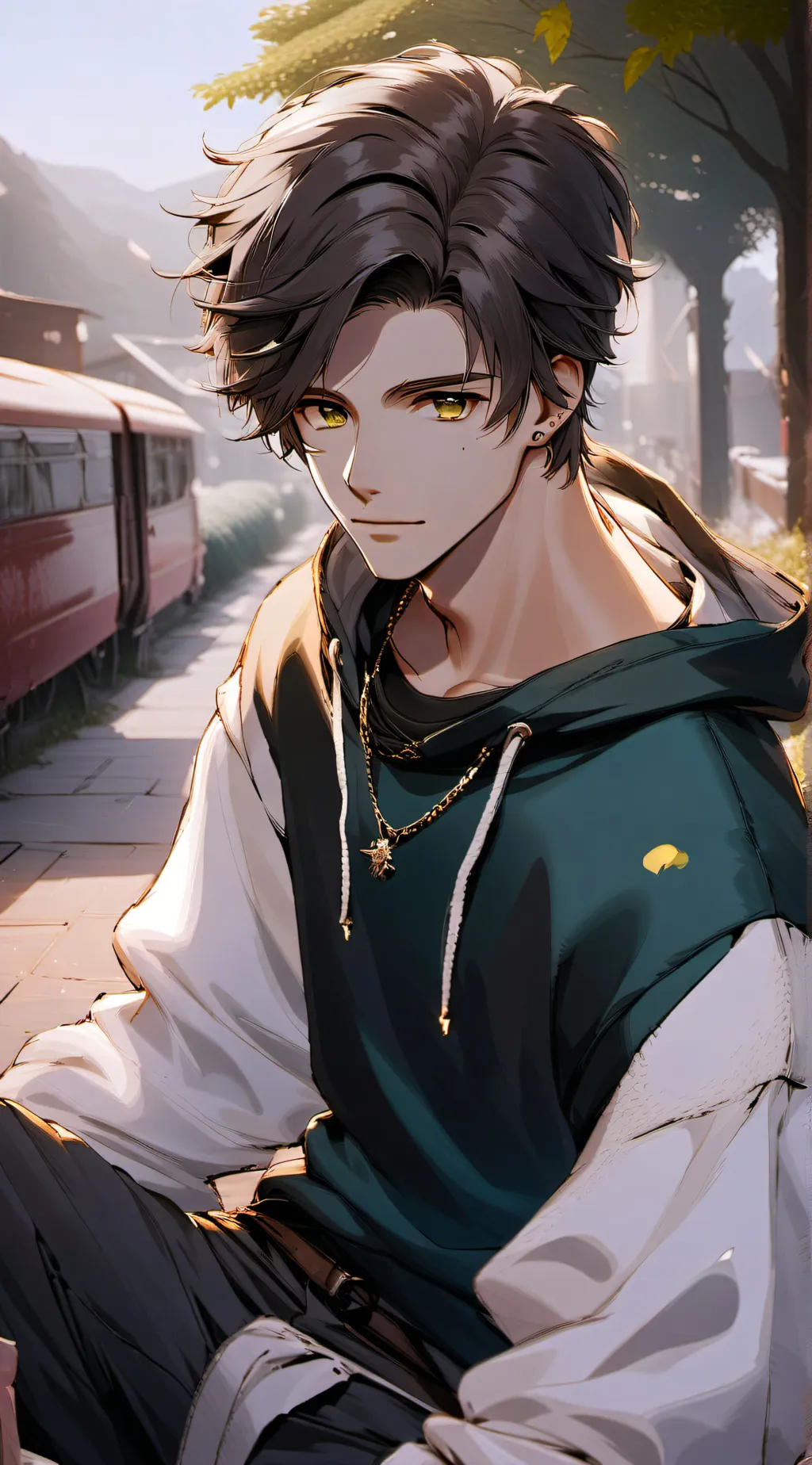 ai character: Ace  background