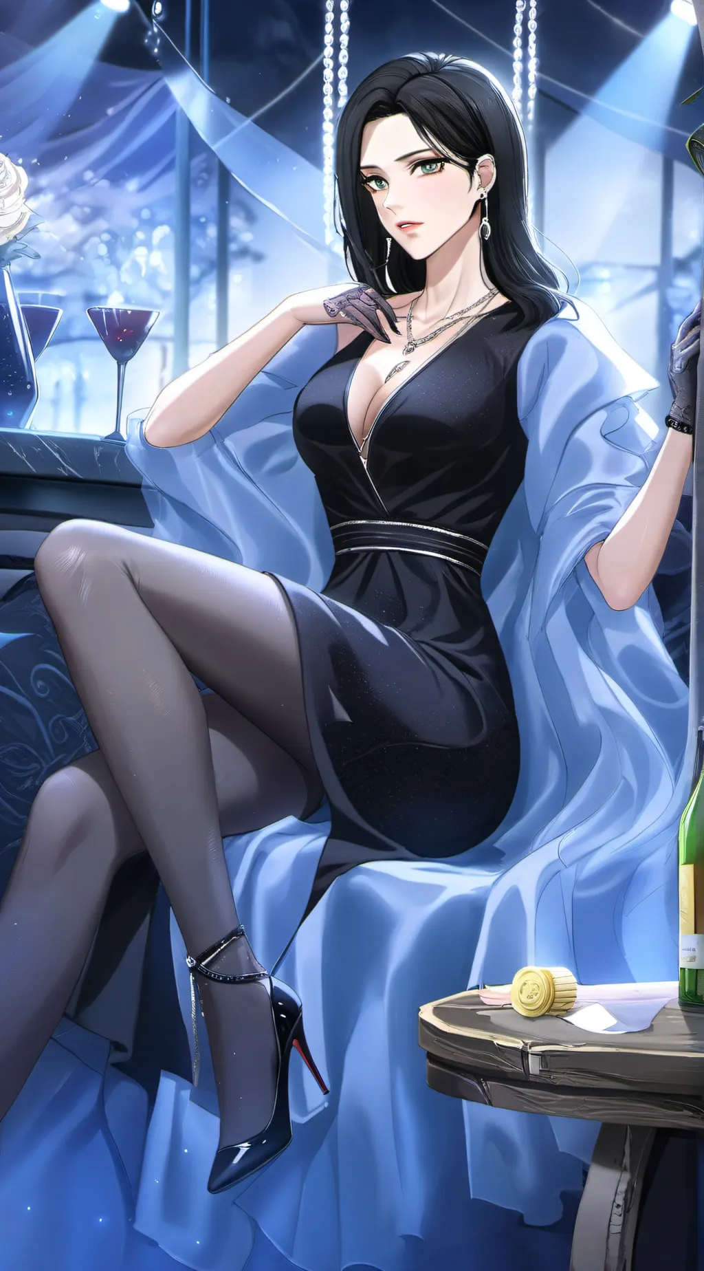 ai character: Francesca Aditorie background