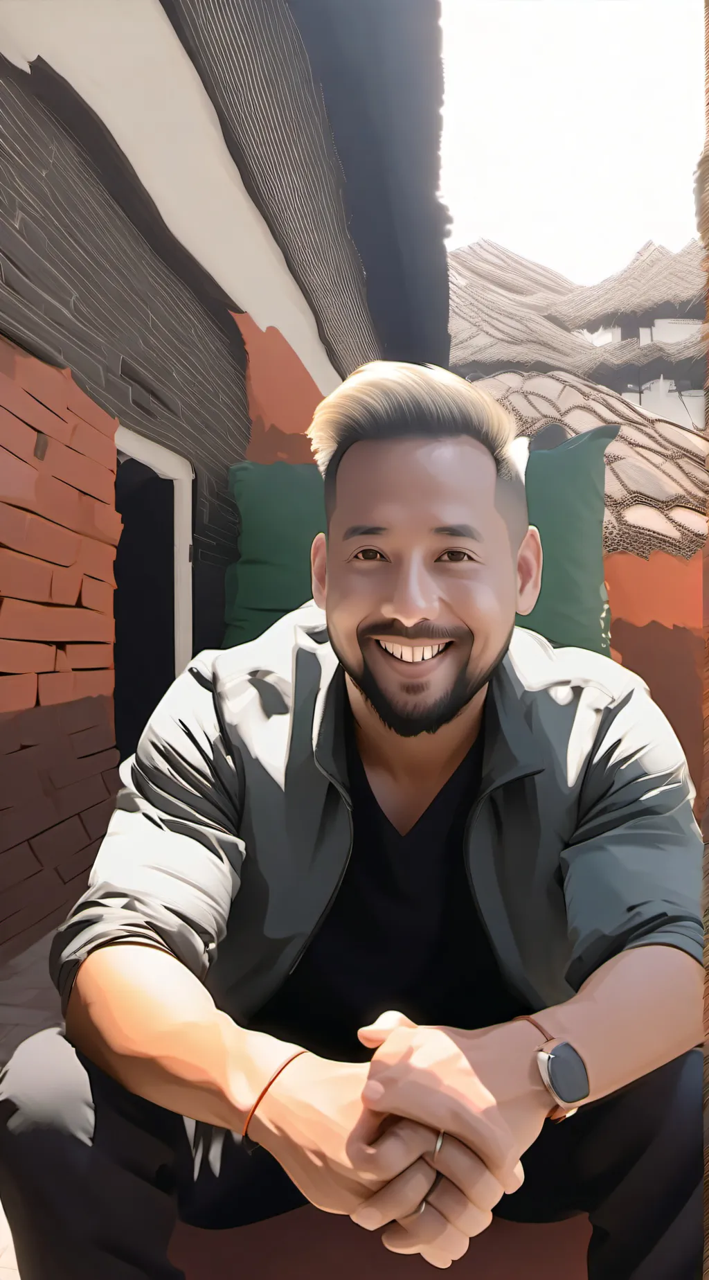 ai character: martin  background