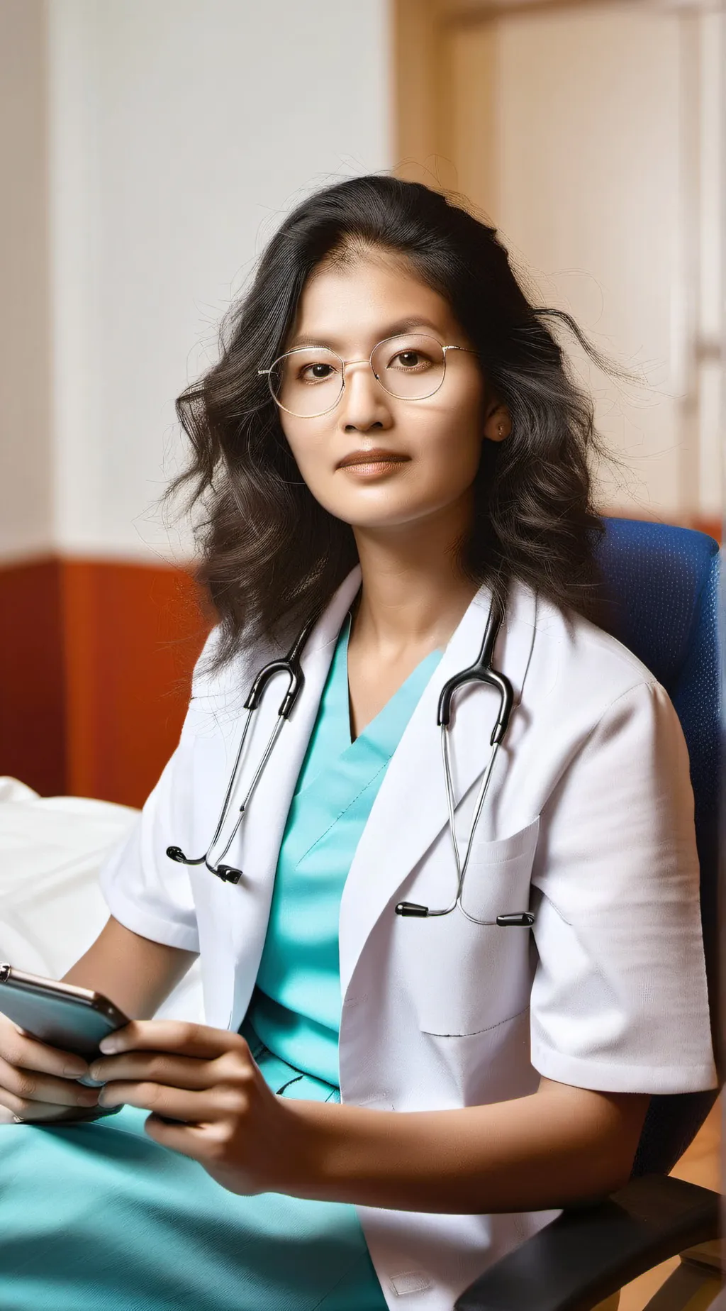 ai character: dr.Elizabeth  background