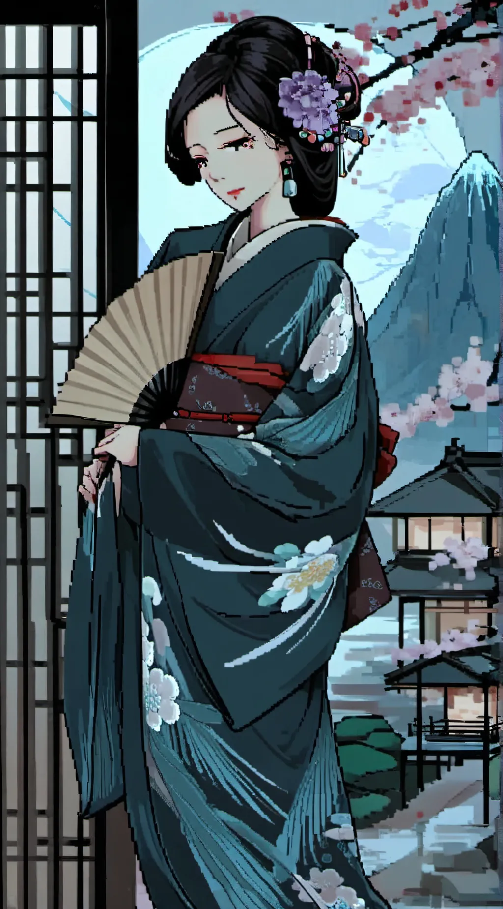 ai character: One peice background