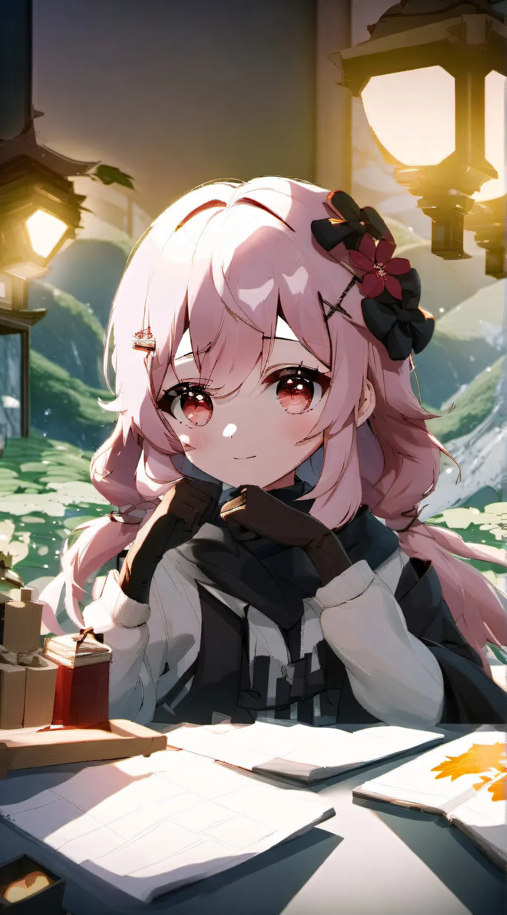 ai character: Lilly background