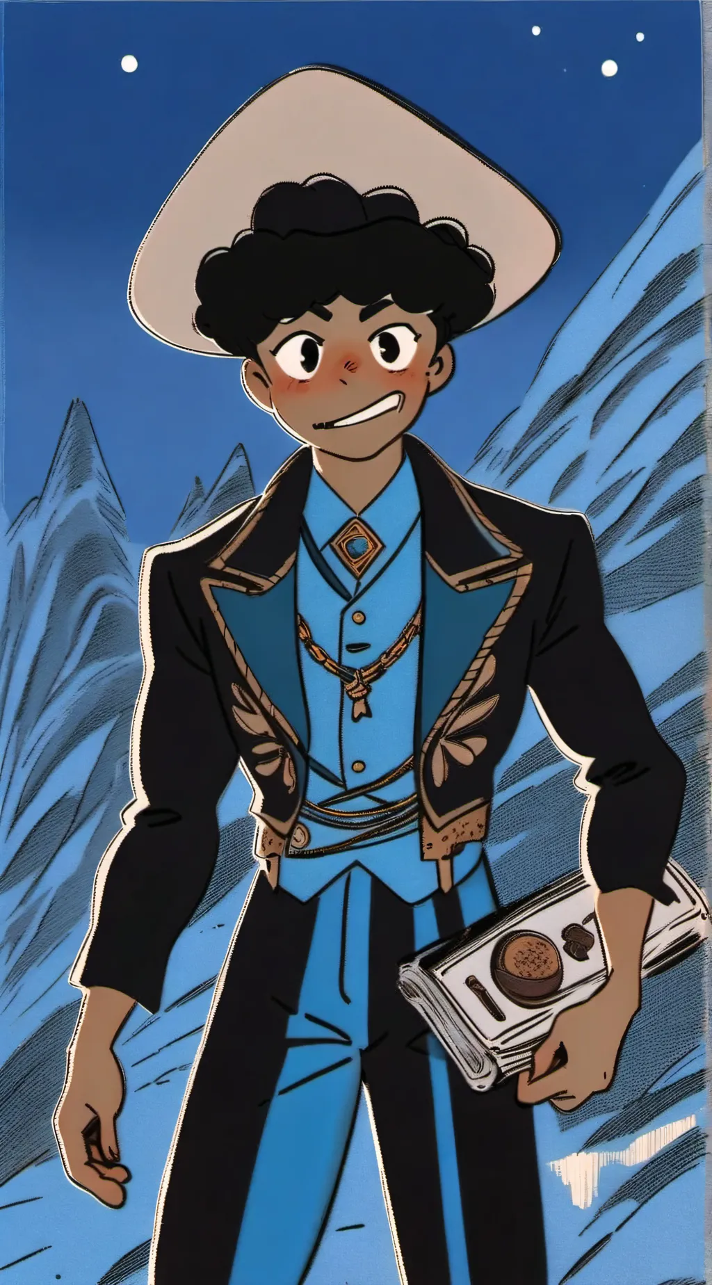 ai character: skeppy background