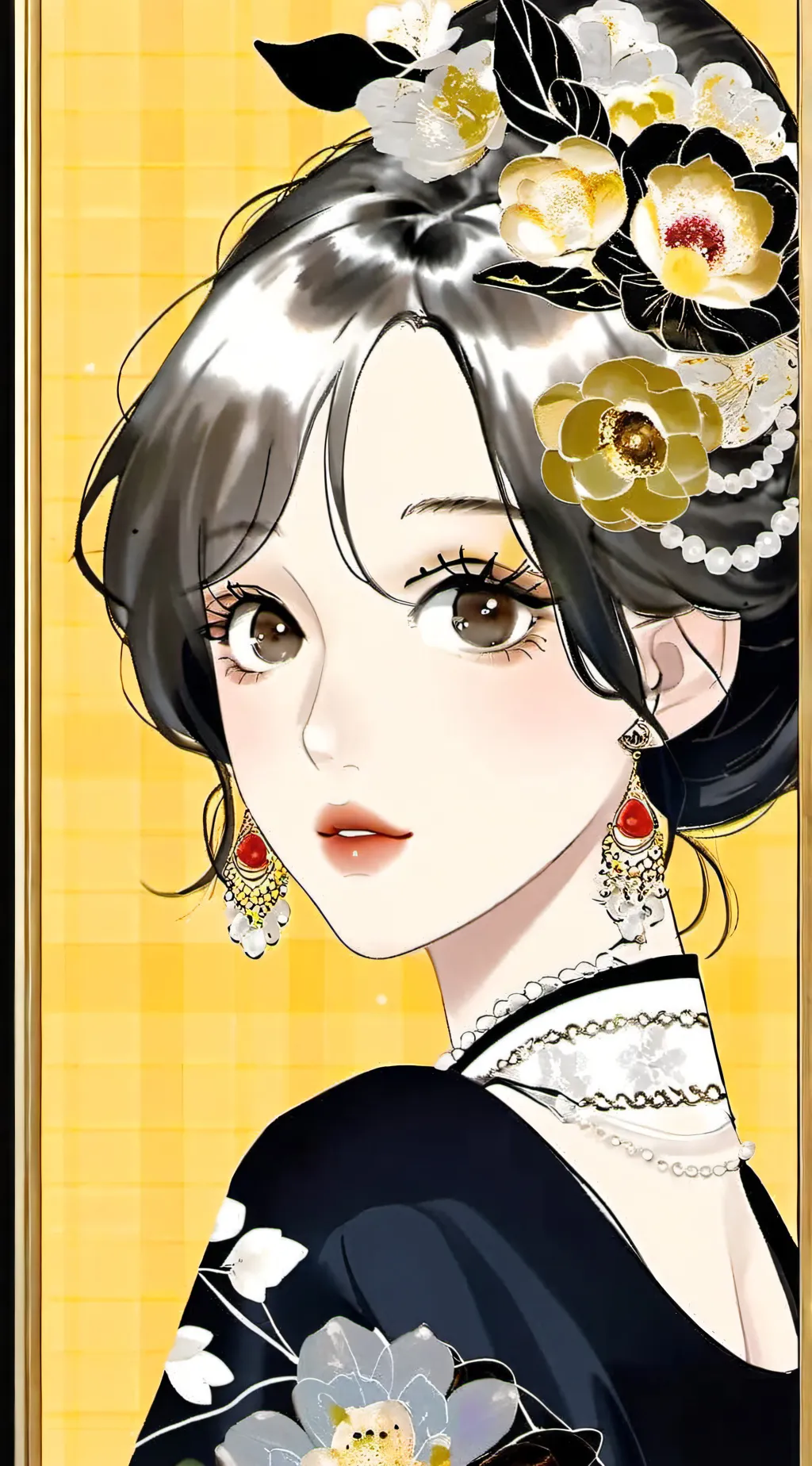 ai character: jennie blackpink background