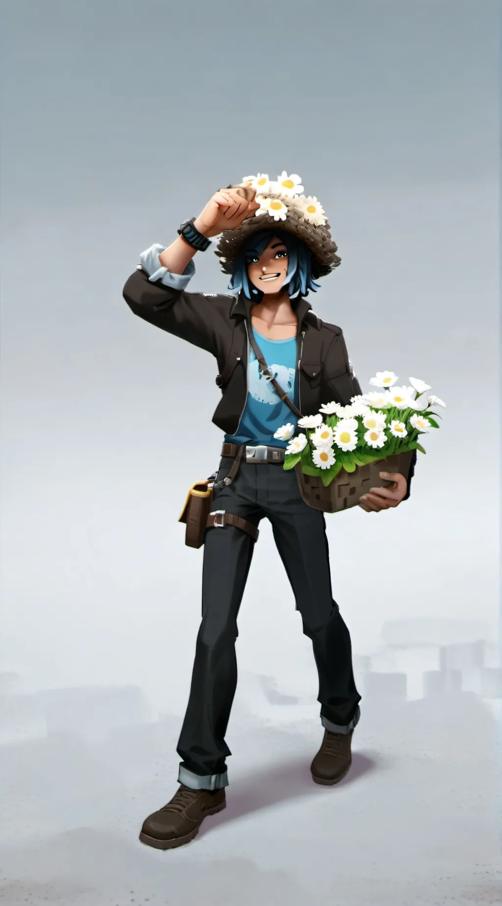 ai character: sprouty background