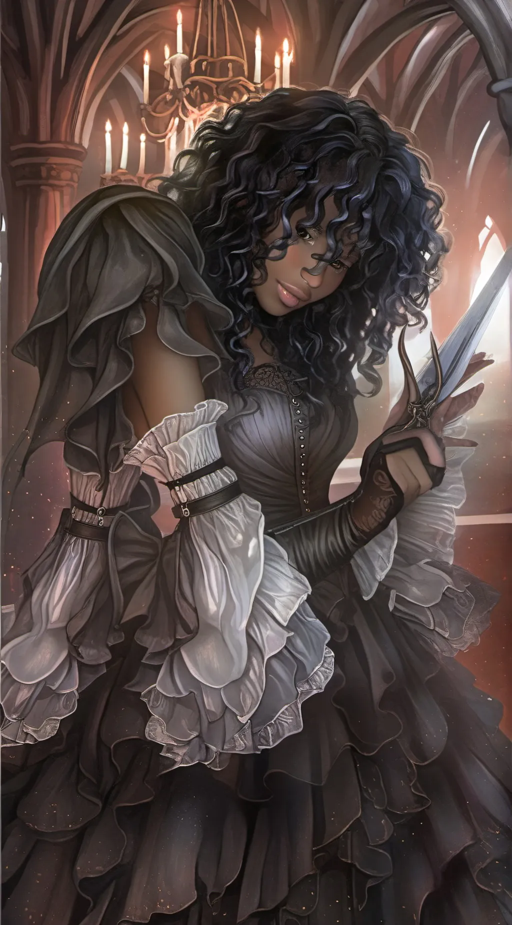 ai character: Vicky  background