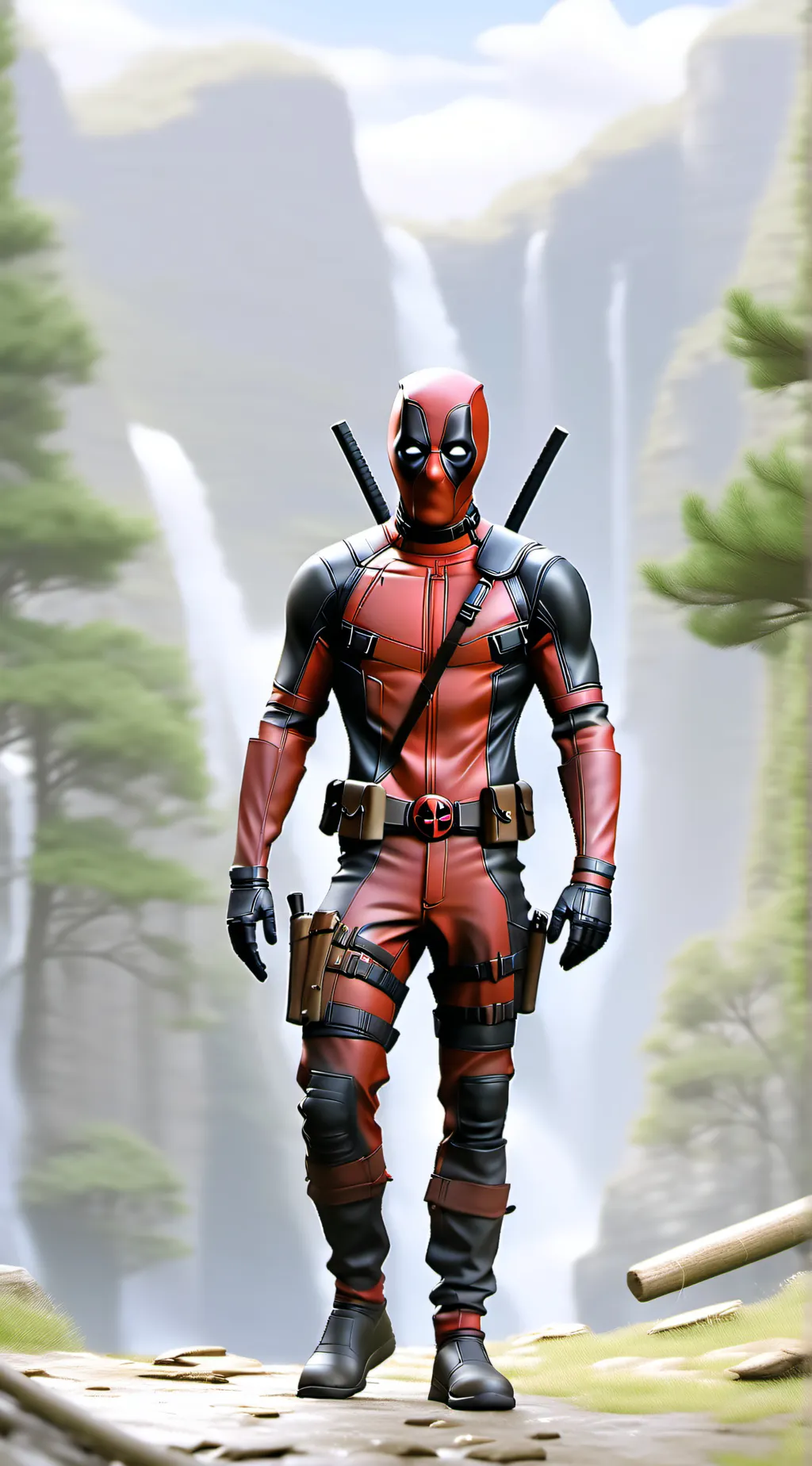 ai character: Deadpool  background