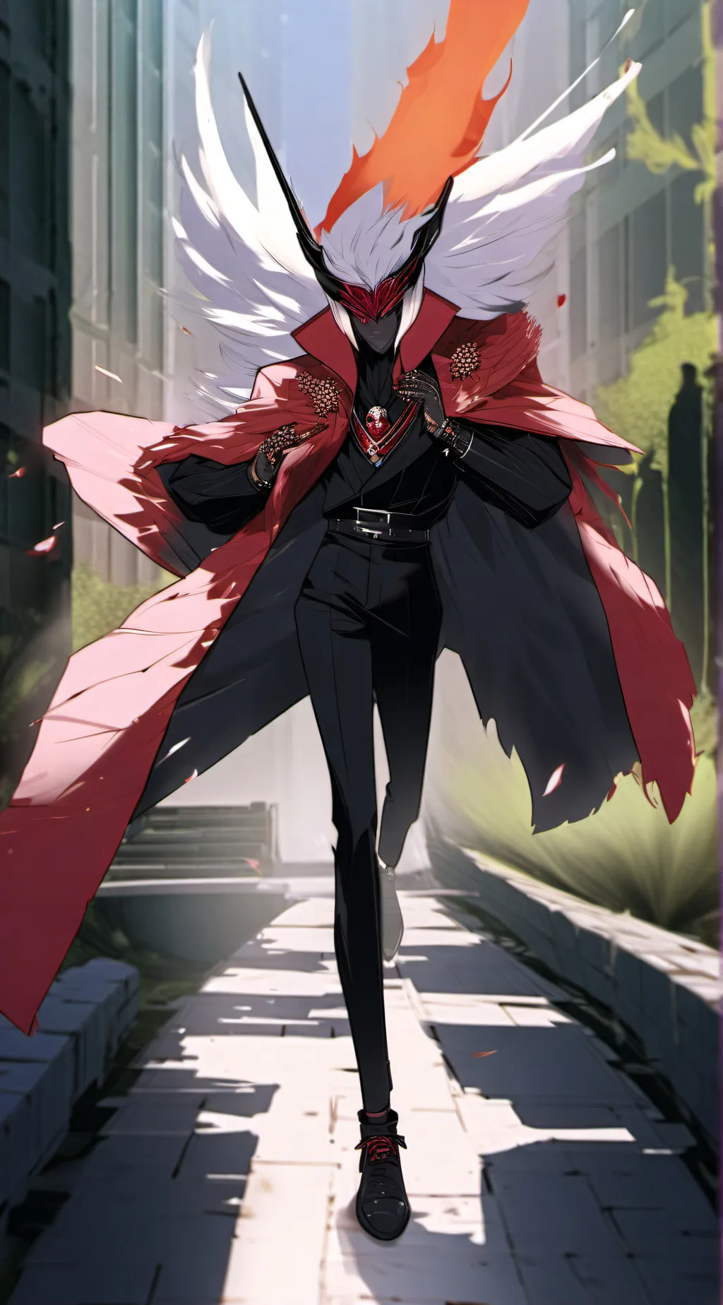 ai character: Valentino  background