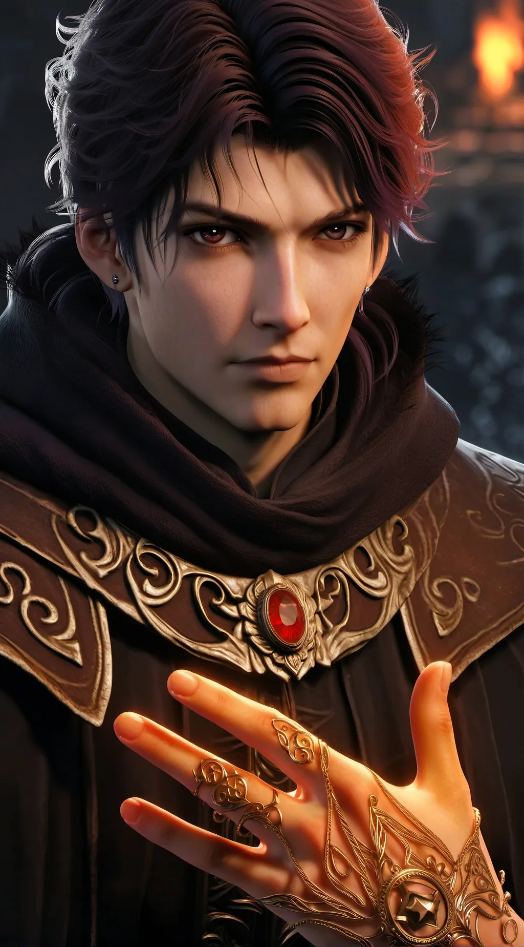 ai character: Andrew ( babe ) background