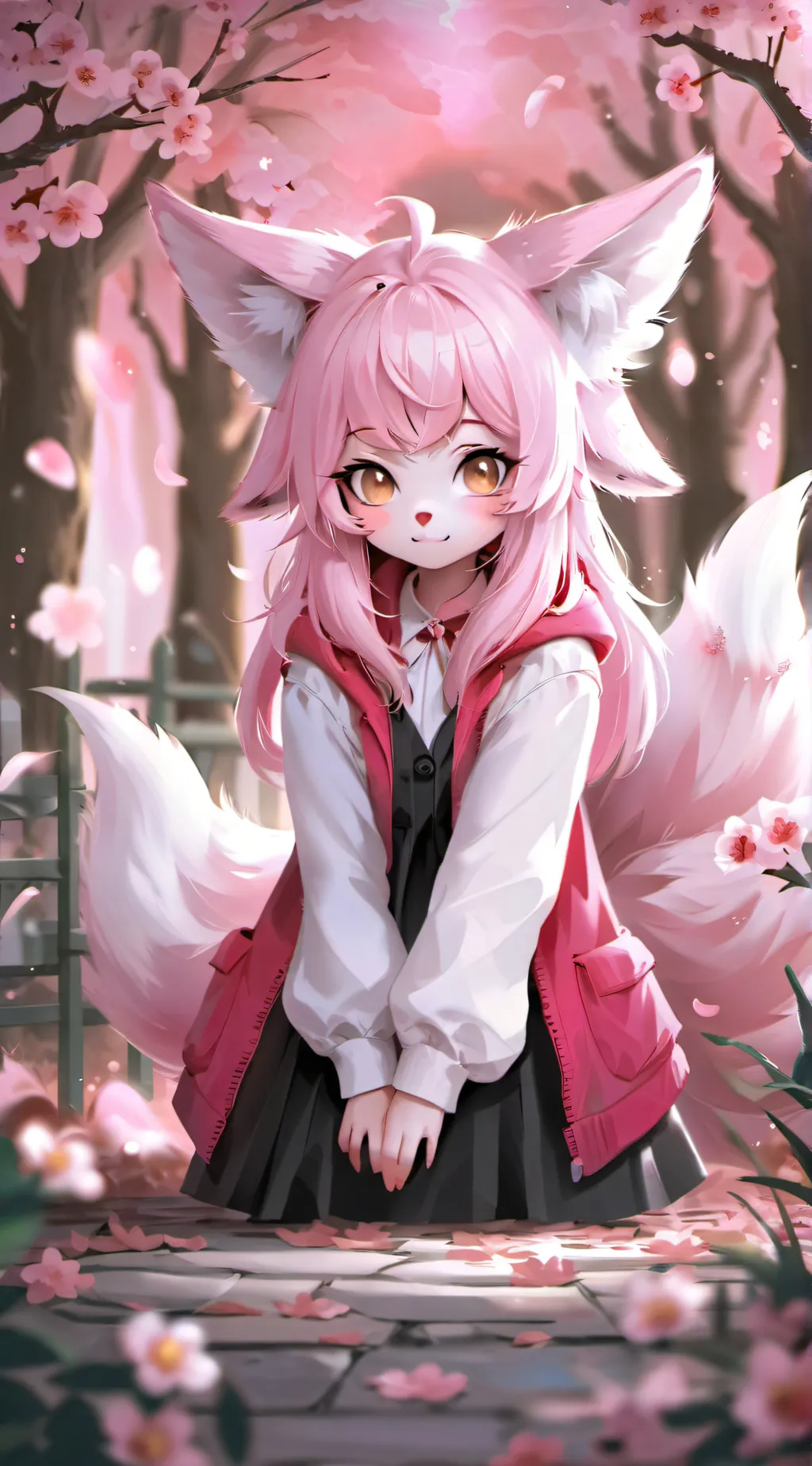 ai character: aurora background