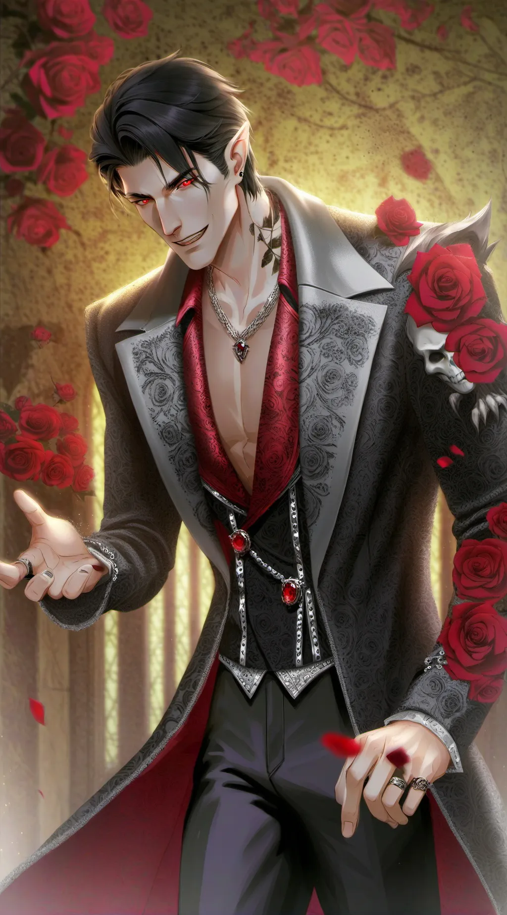 ai character: Damien Blackstone background