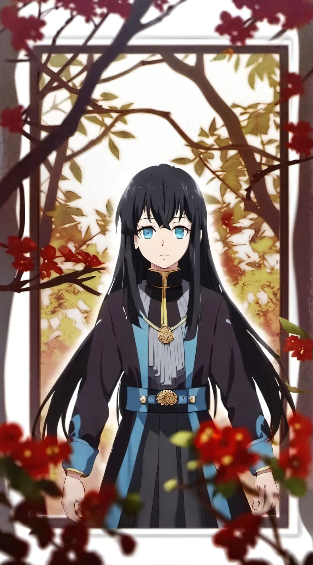 ai character: Muichiro  background