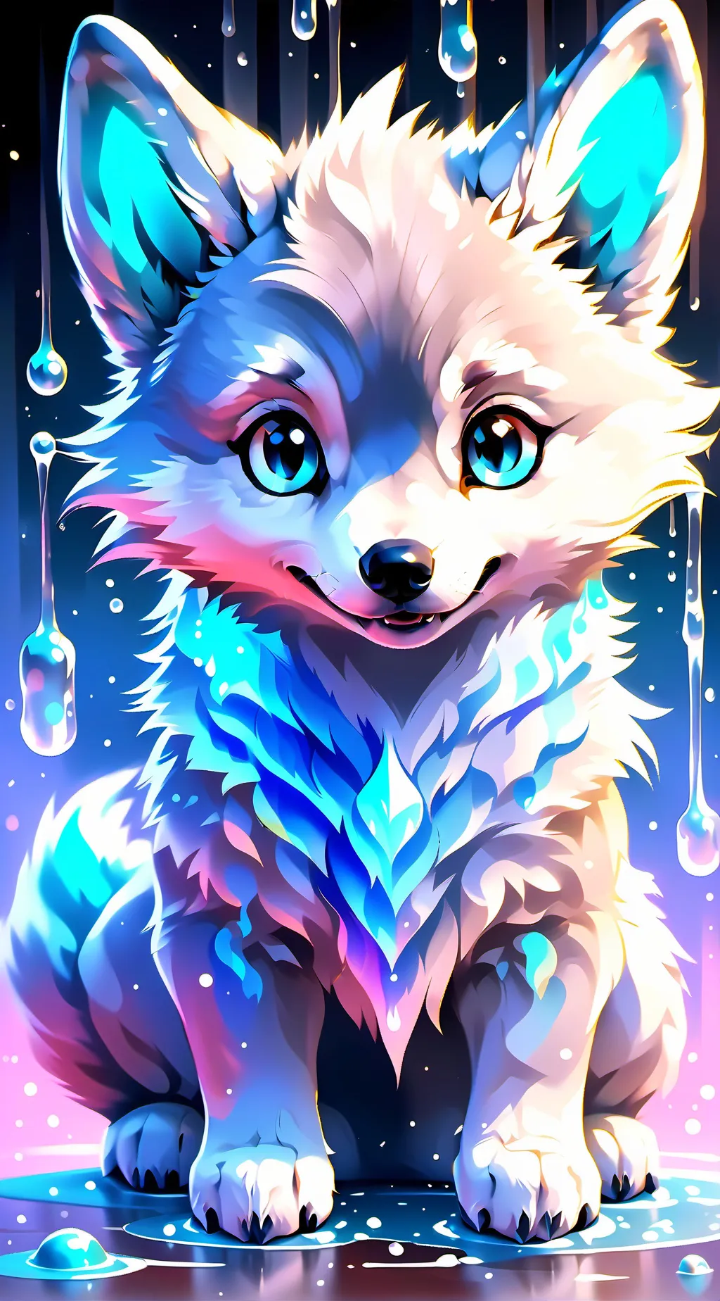 ai character: D, C, E, R. background