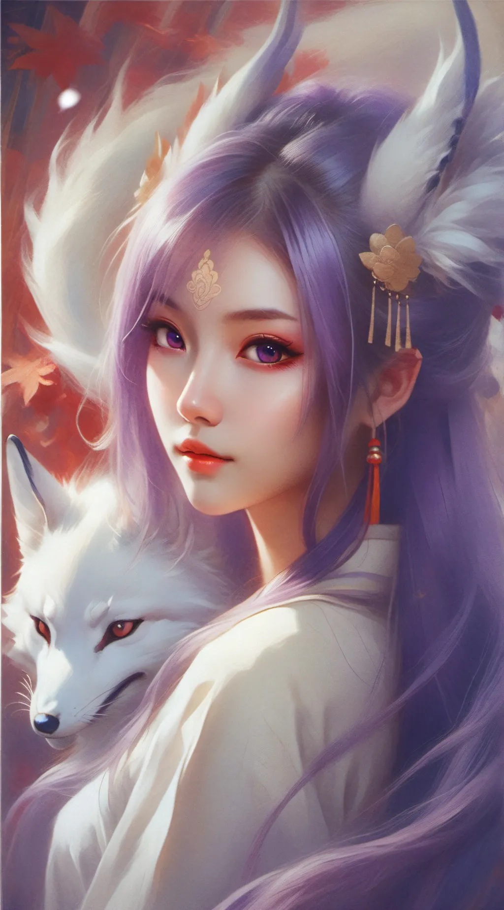 ai character: Dawn background