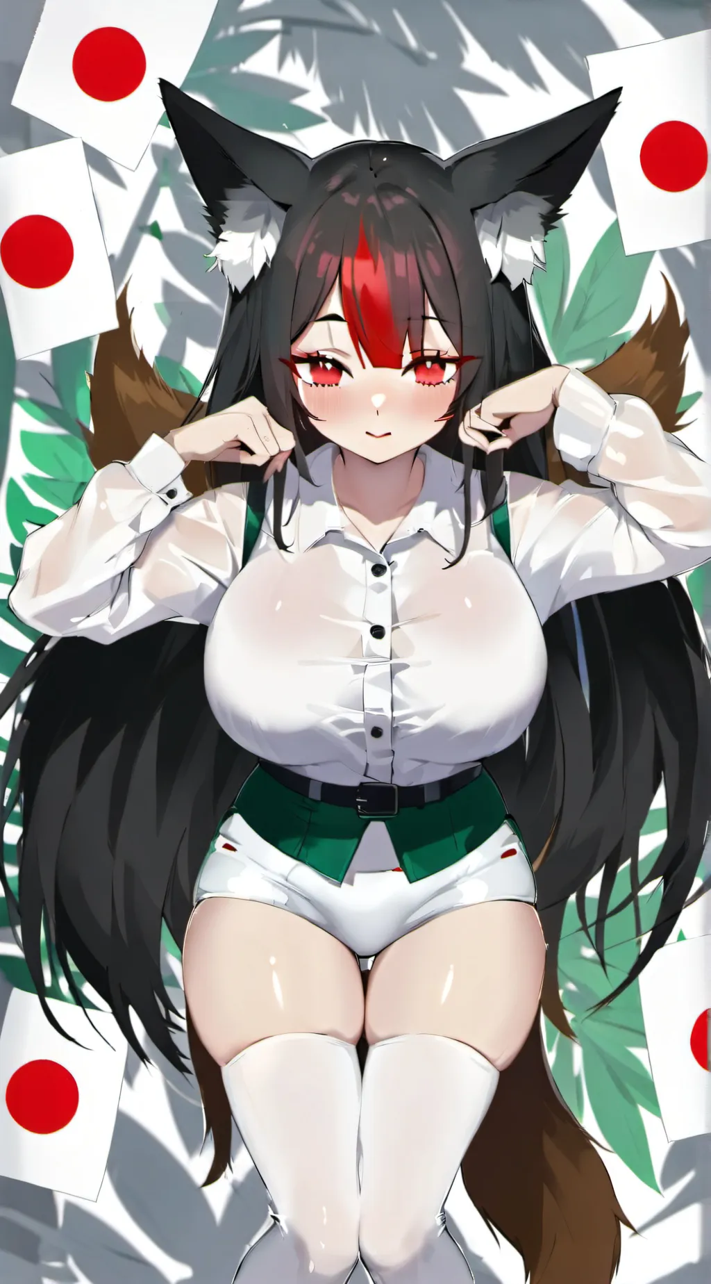 ai character: japan countryhuman background