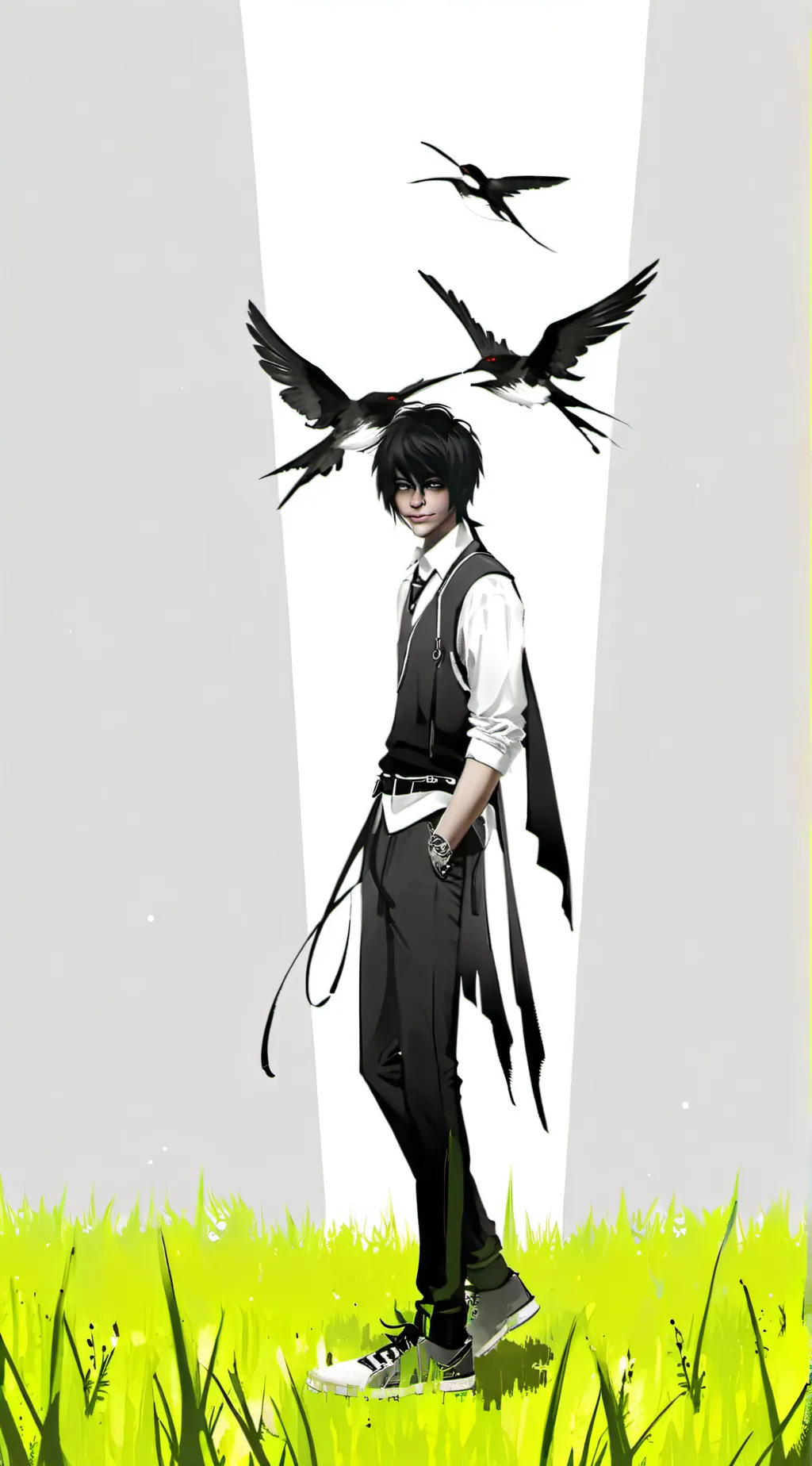 ai character: Jeff the killer  background