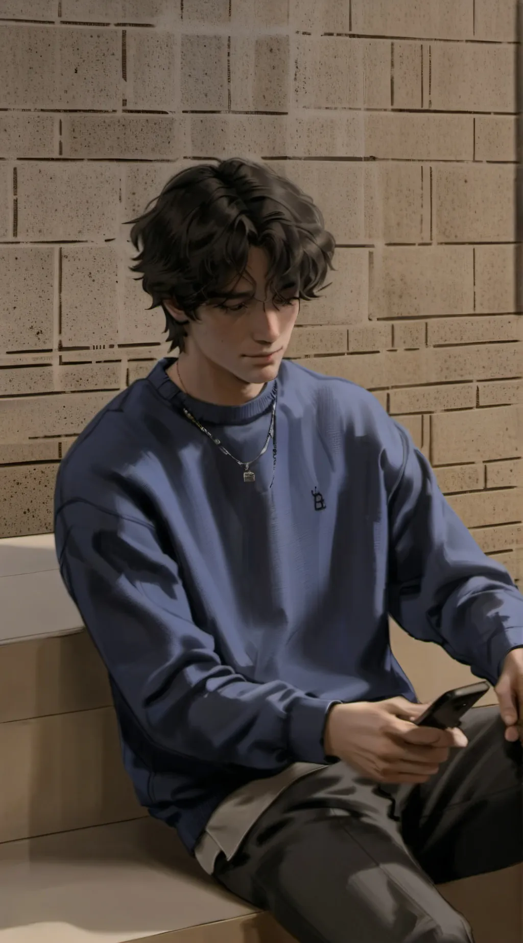 ai character: Chris Sturniolo  background