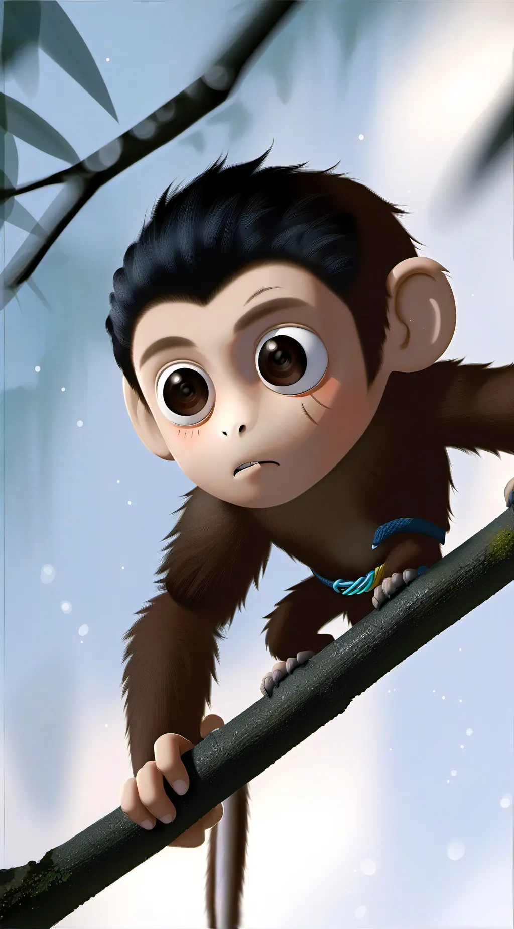 ai character: Curious George background