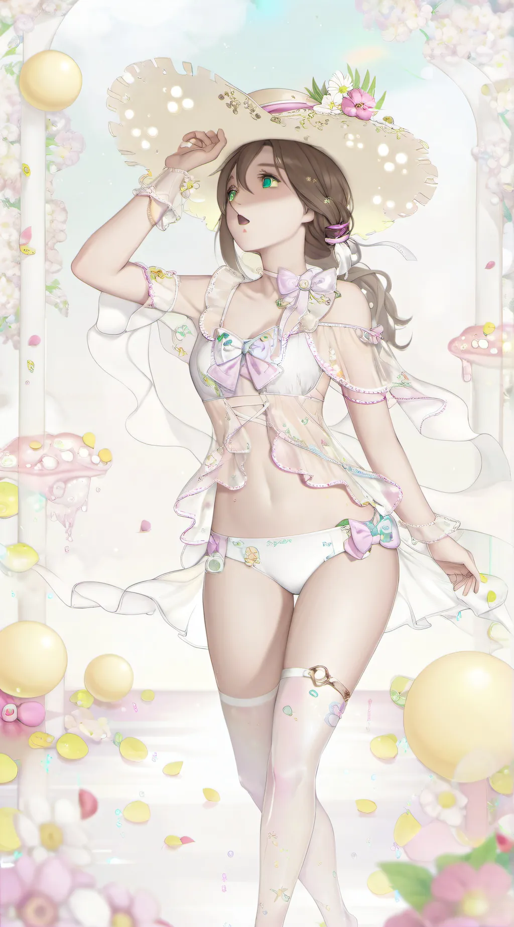 ai character: Lilly background