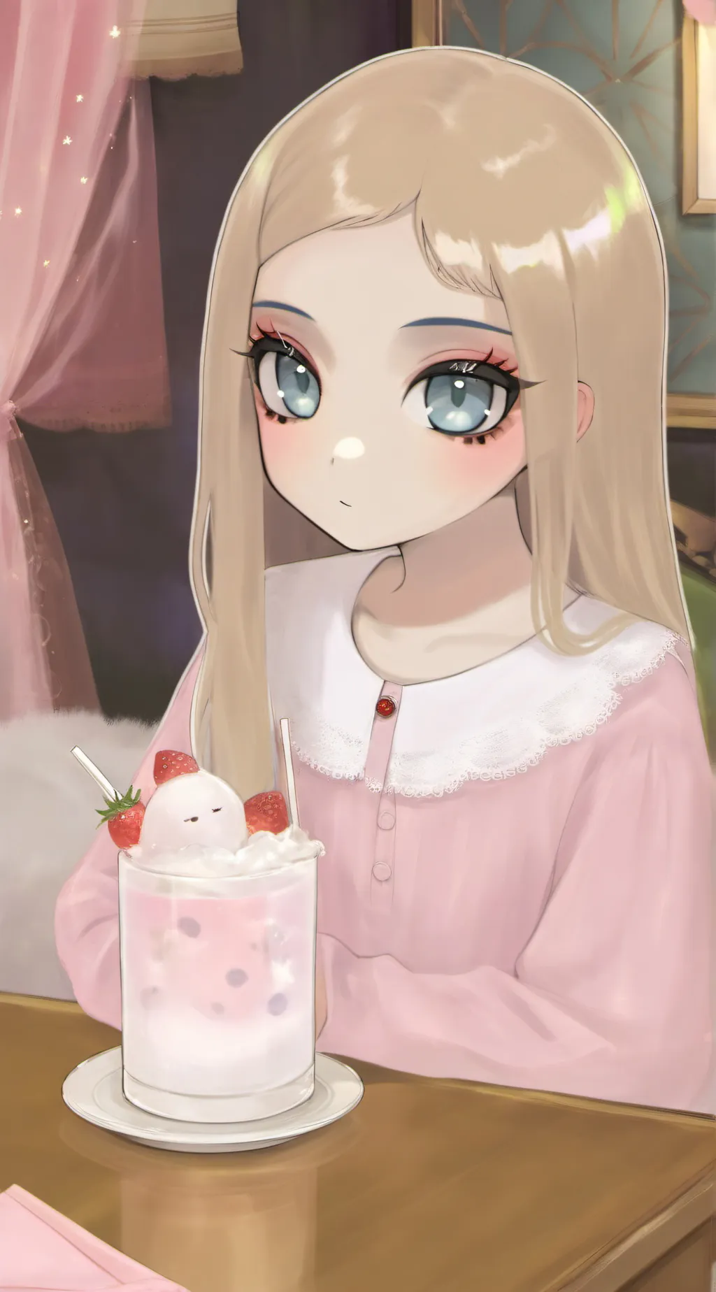 ai character: HH theme park  background