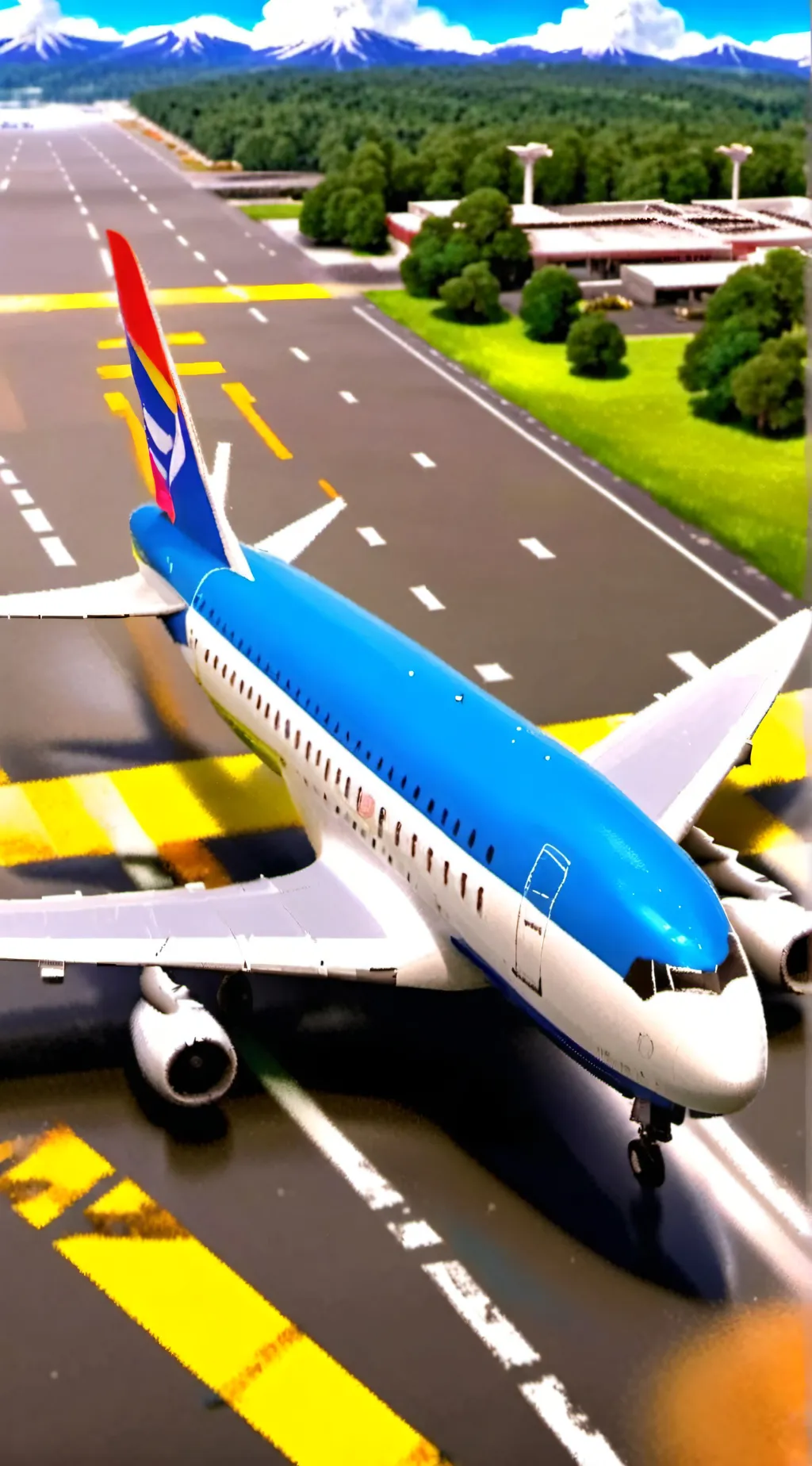 ai character: Planes World. background