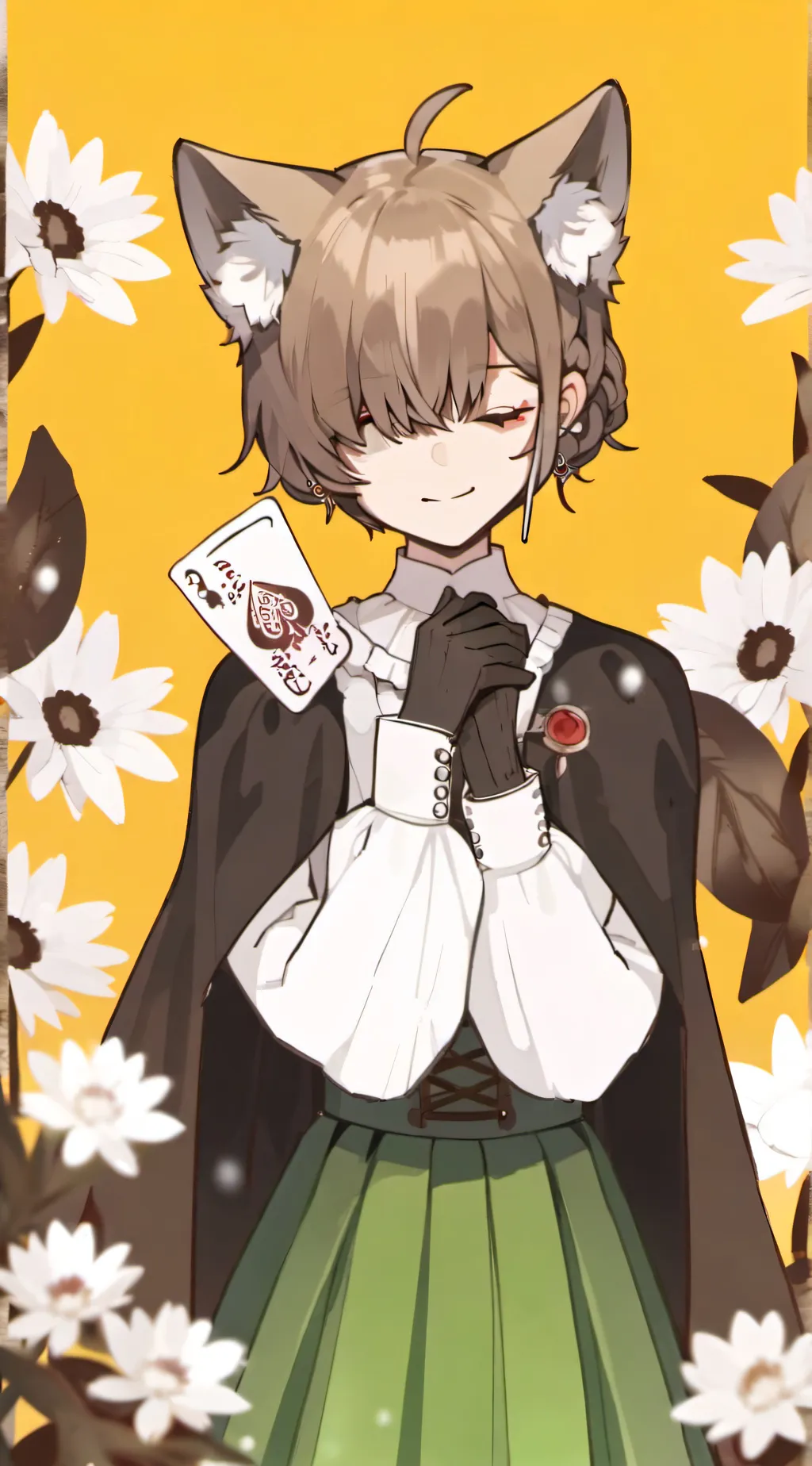 ai character: big thanks  background