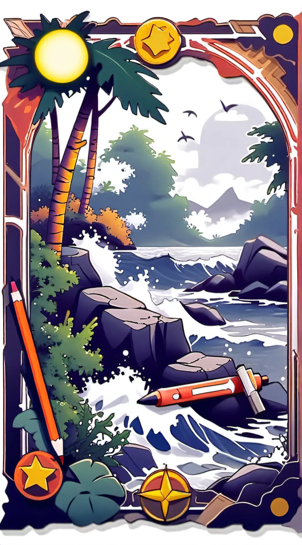 ai character: bfdi :D background