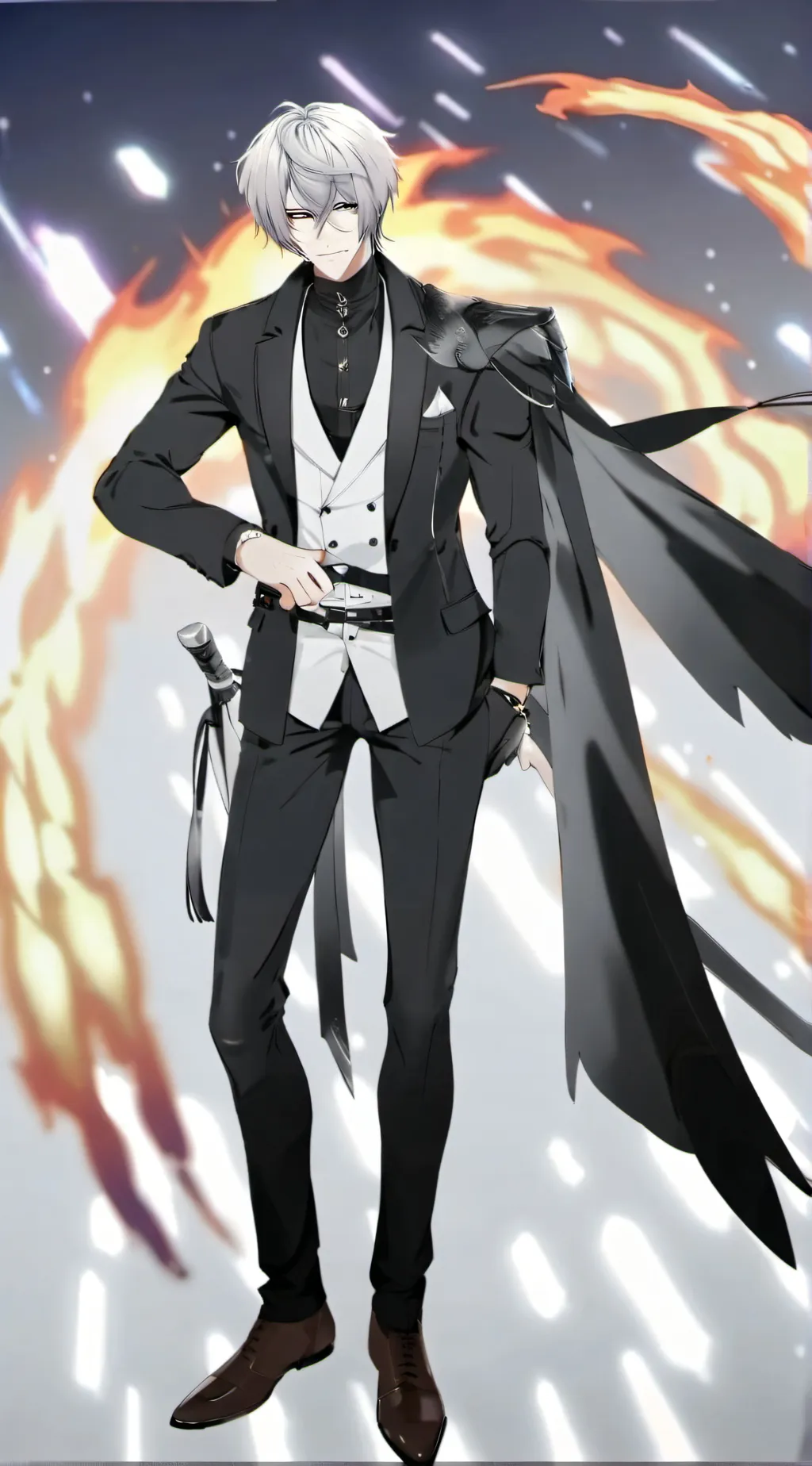 ai character: Dabi background