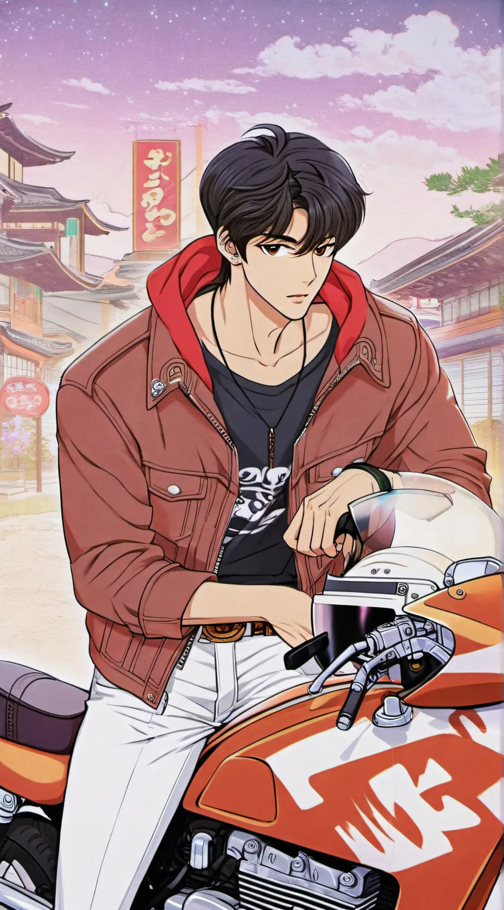 ai character: lucius benzel  background