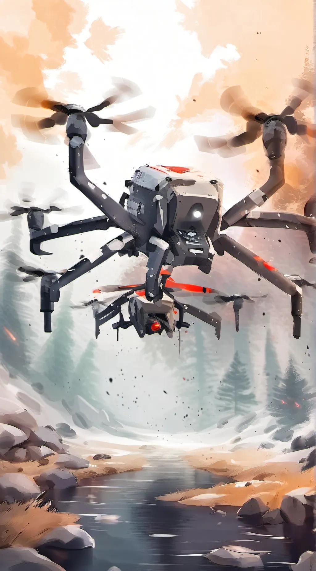 ai character: ★murder drones★ background