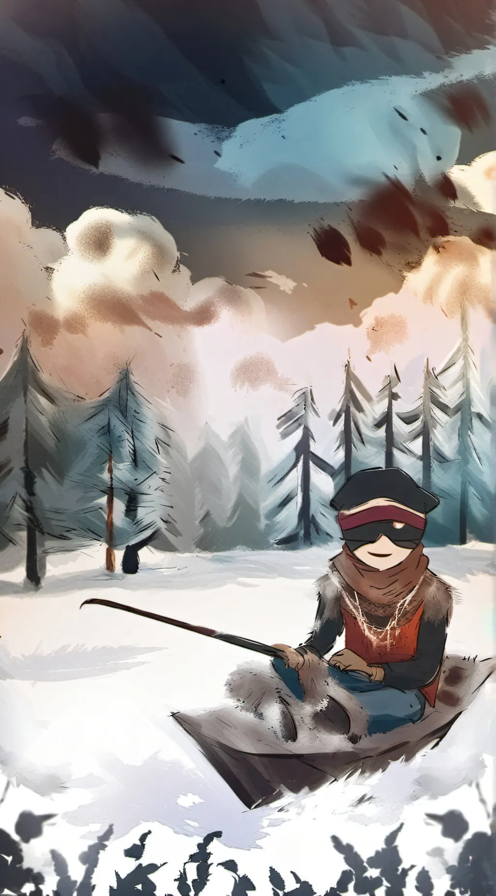 ai character: countryballs background