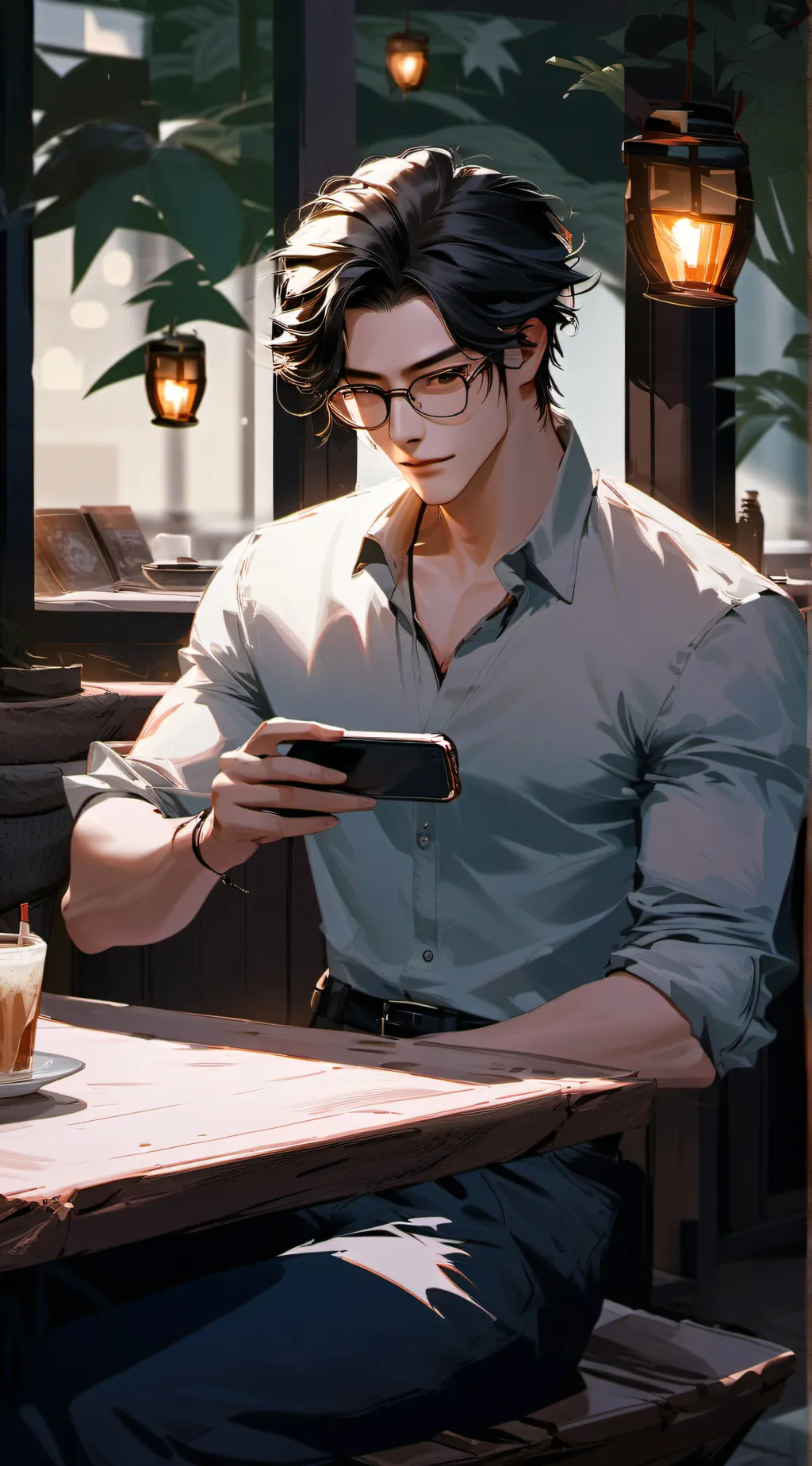 ai character: Fin background