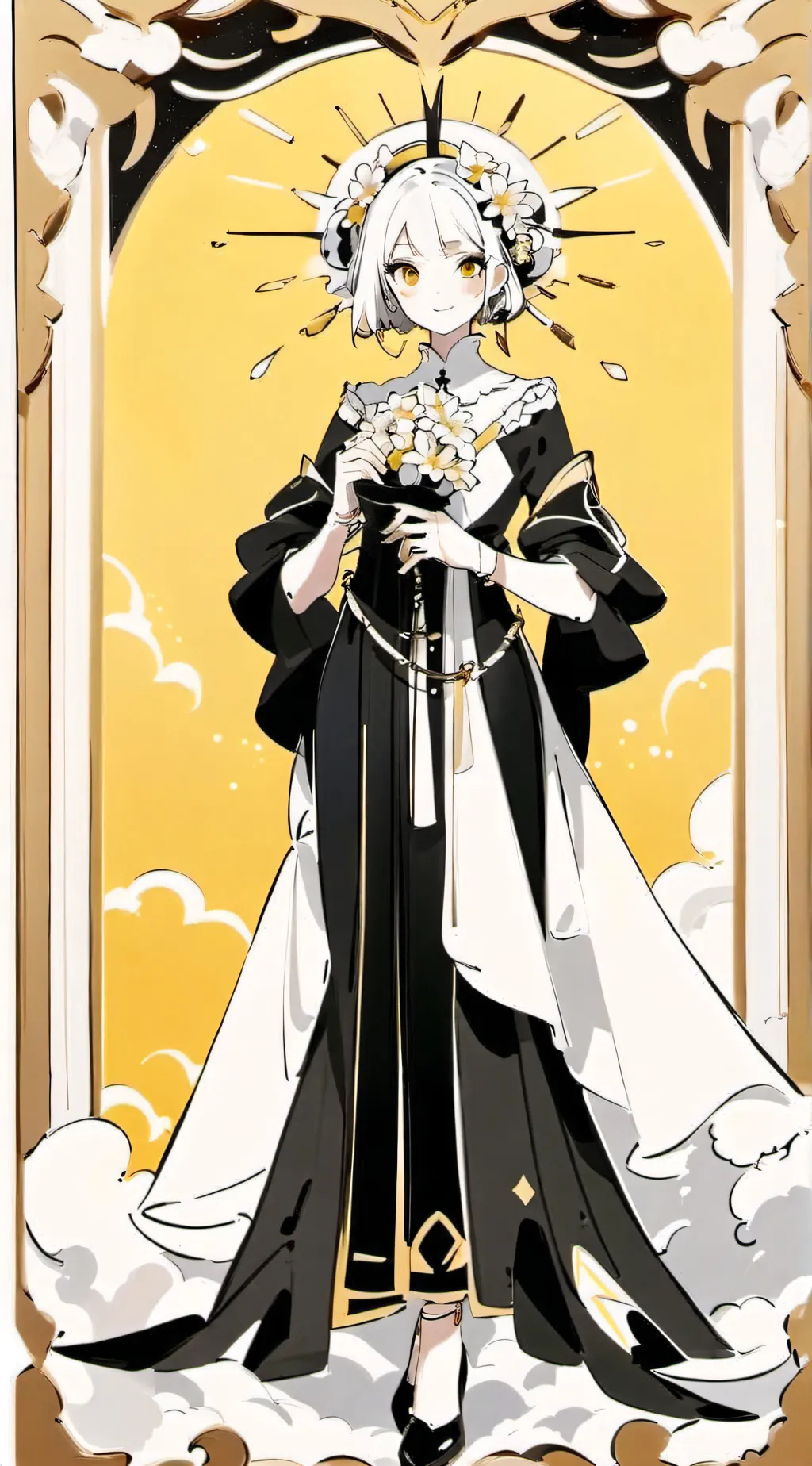 ai character: smilling critters background