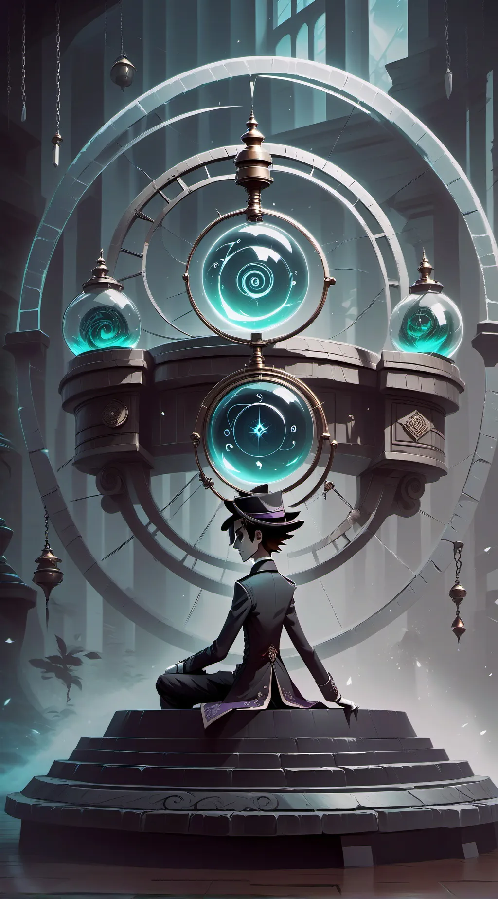 ai character: kny x hypnosis background