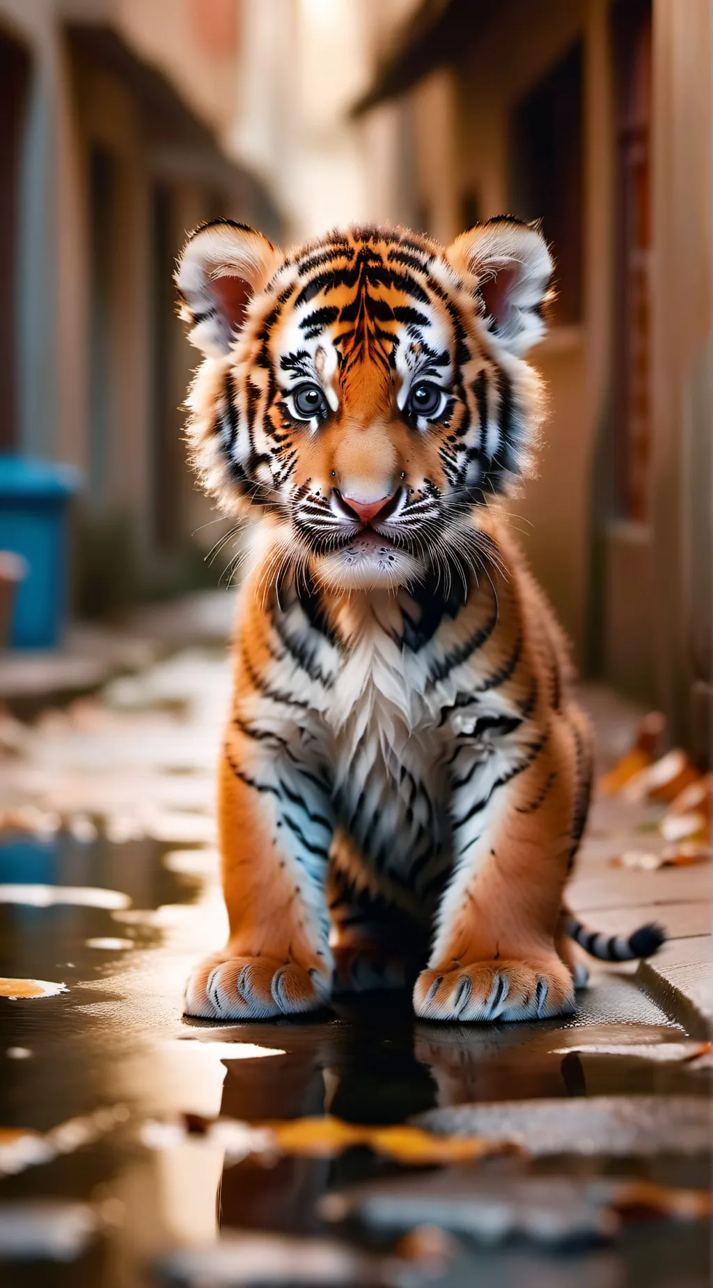 ai character: Mistaken tiger background