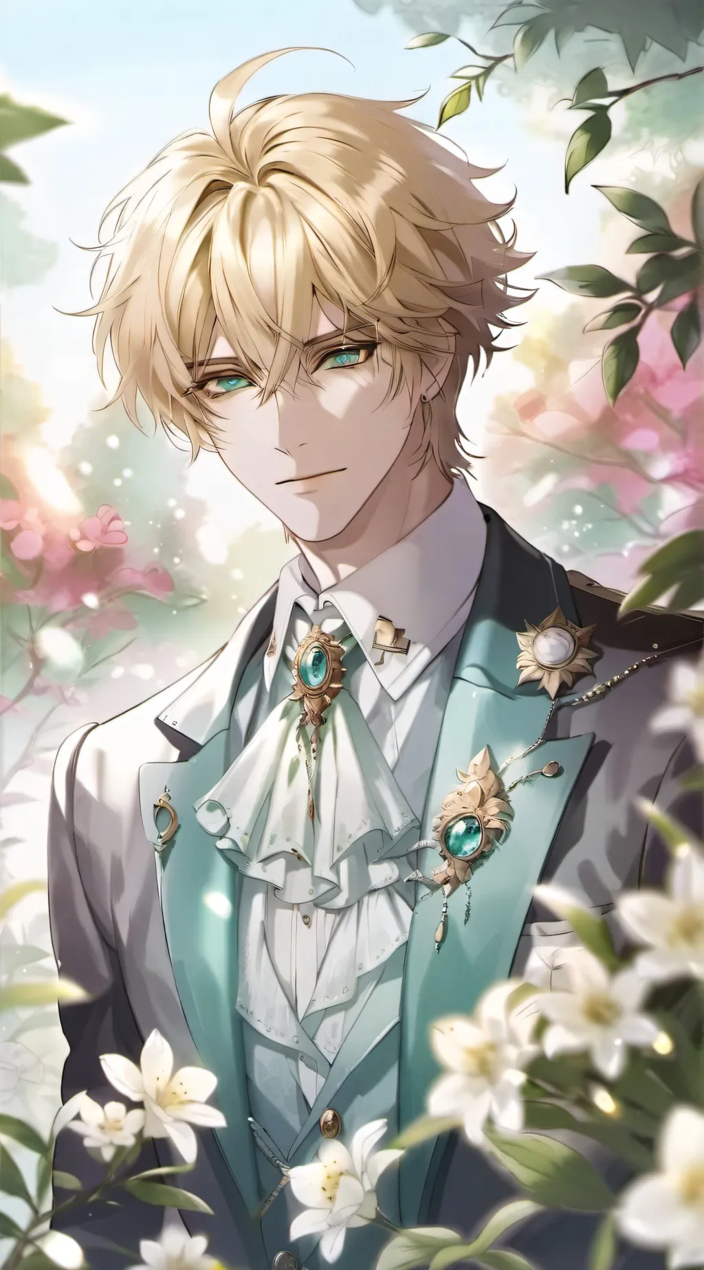 ai character: Adrien agreste  background